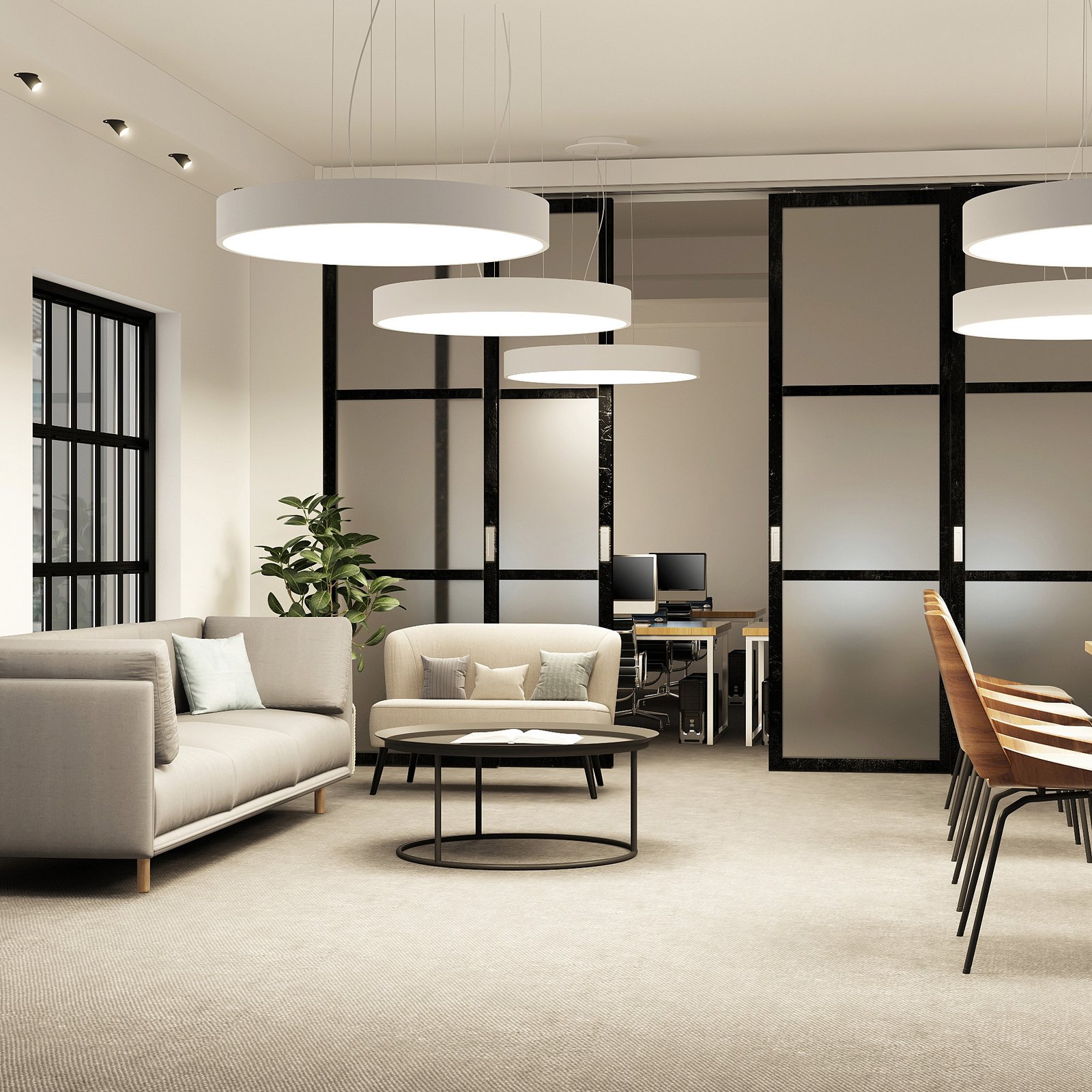 Noabelle LED Pendelleuchte Ø80 White - Arcchio