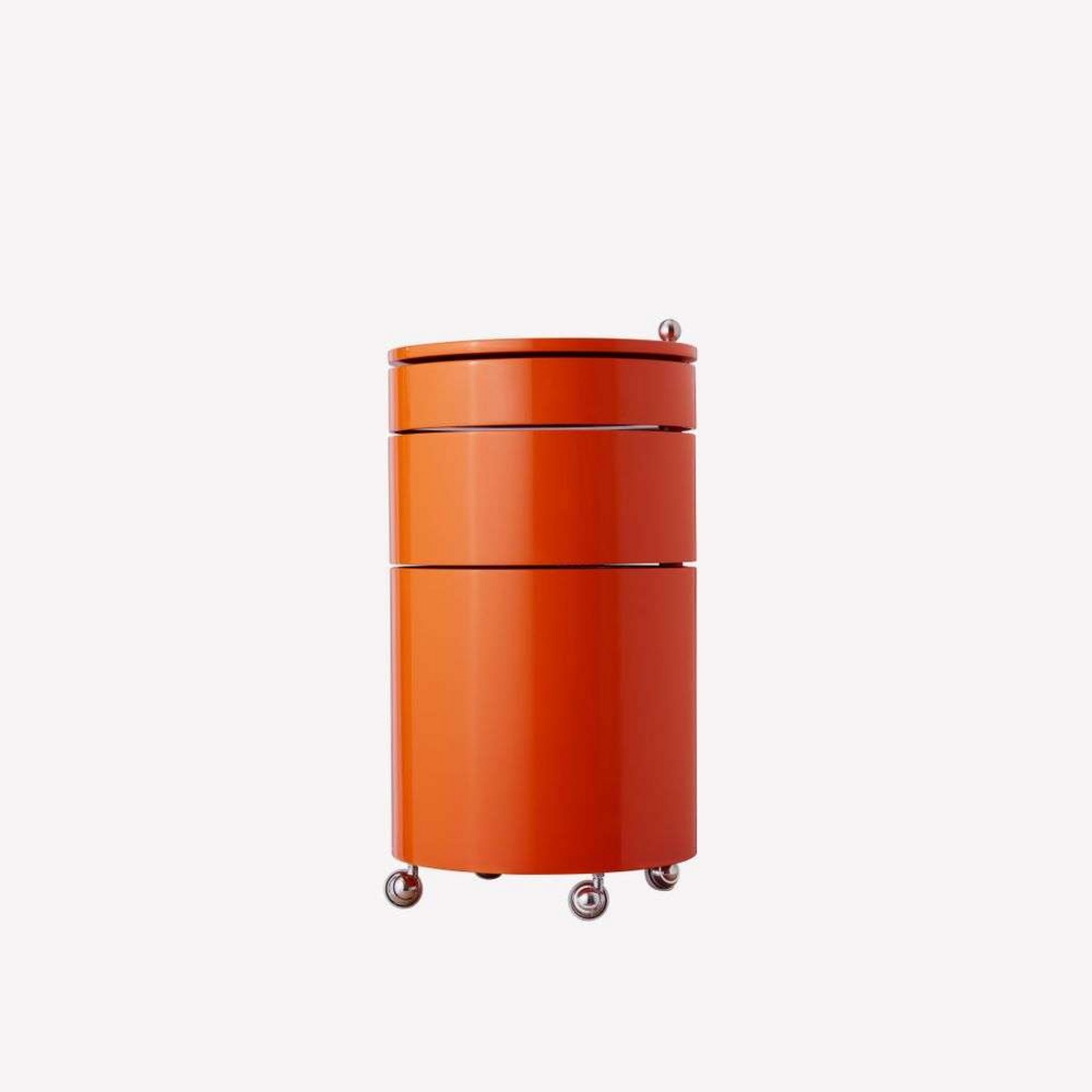 Barboy High Gloss Side Table Orange - Verpan