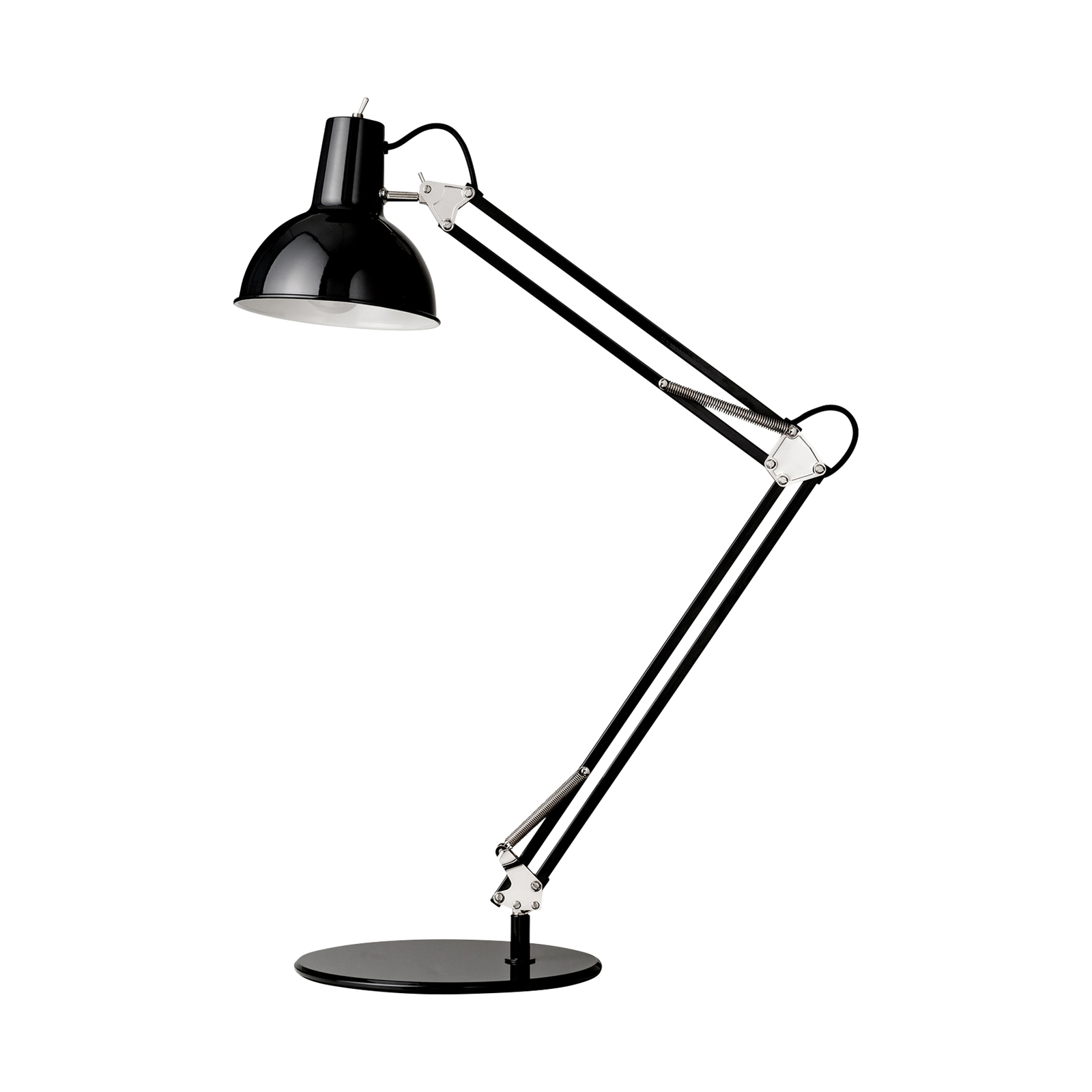 midgard Federzug table lamp with a base, black