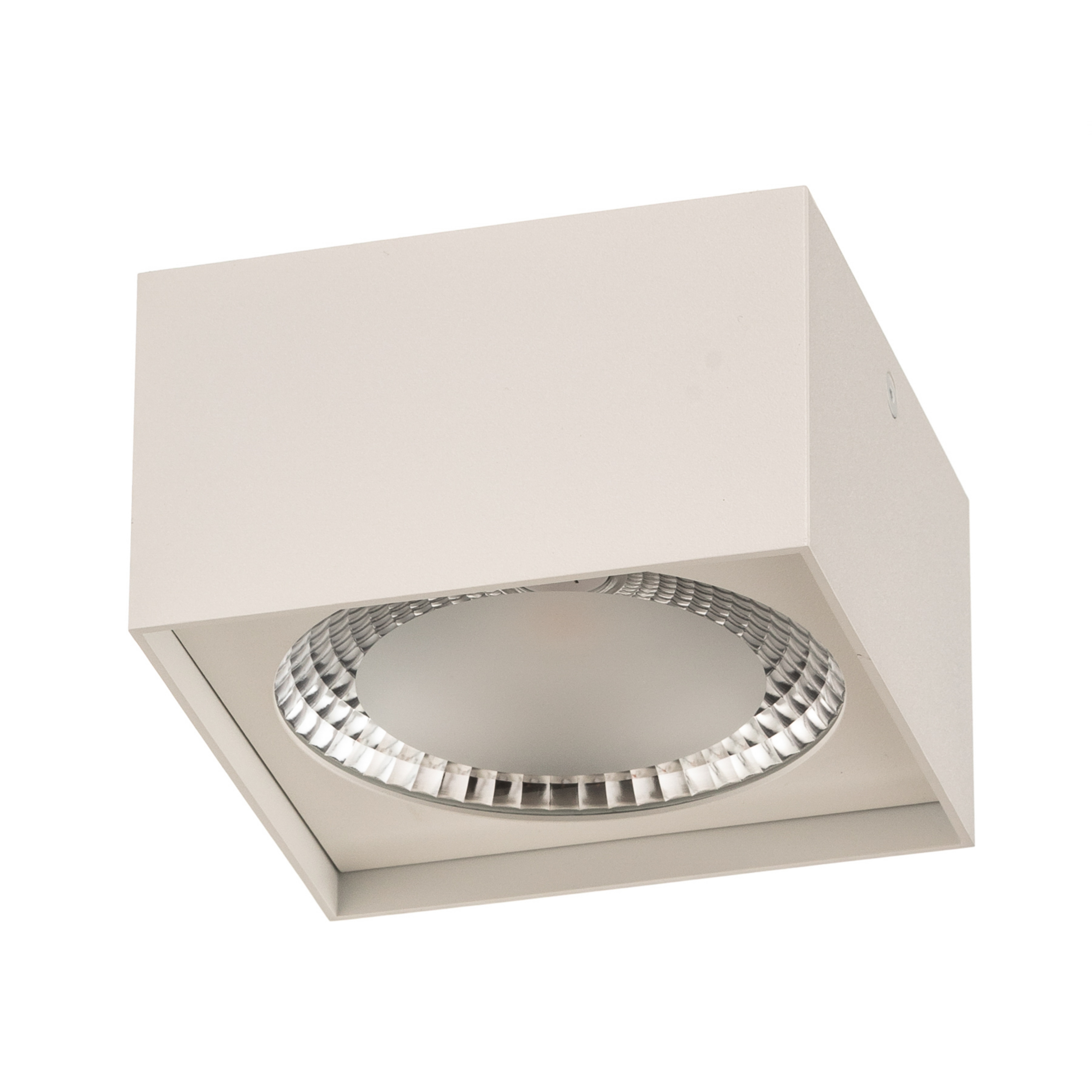 Helestra Kari plafoniera LED, angolare, bianco