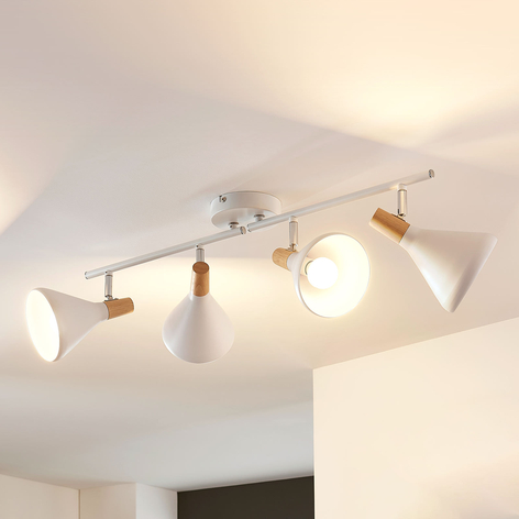 Deckenlampe Arina in Weiß, 4-flammig