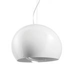 Surface hanging light Ø 27 cm E27 white/steel grey