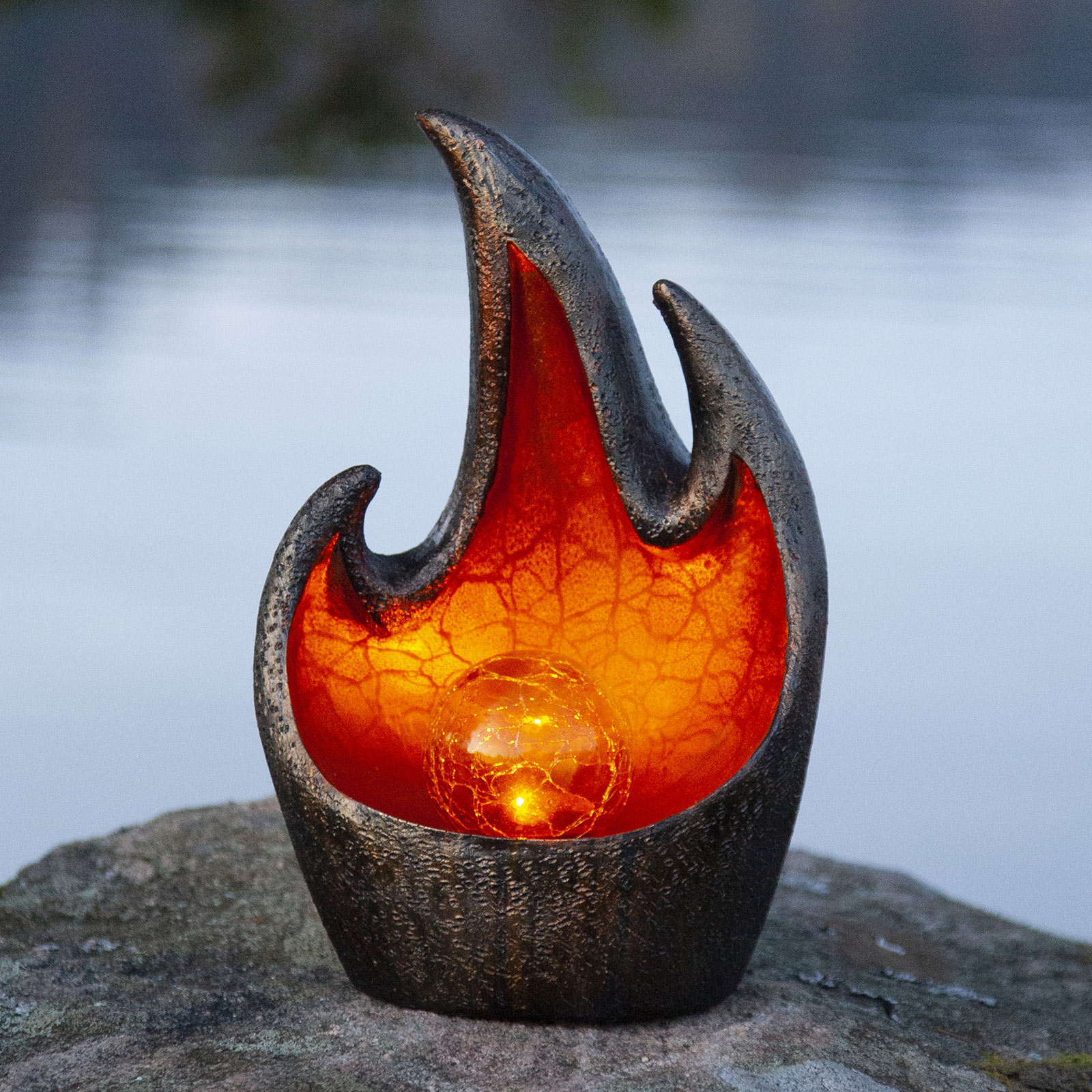 Best Season Melilla LED solar light, table lamp, plastic, 0.03 W, W: 16 cm, H: 25 cm