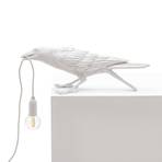 LED deko terasové světlo Bird Lamp, hrající bílá