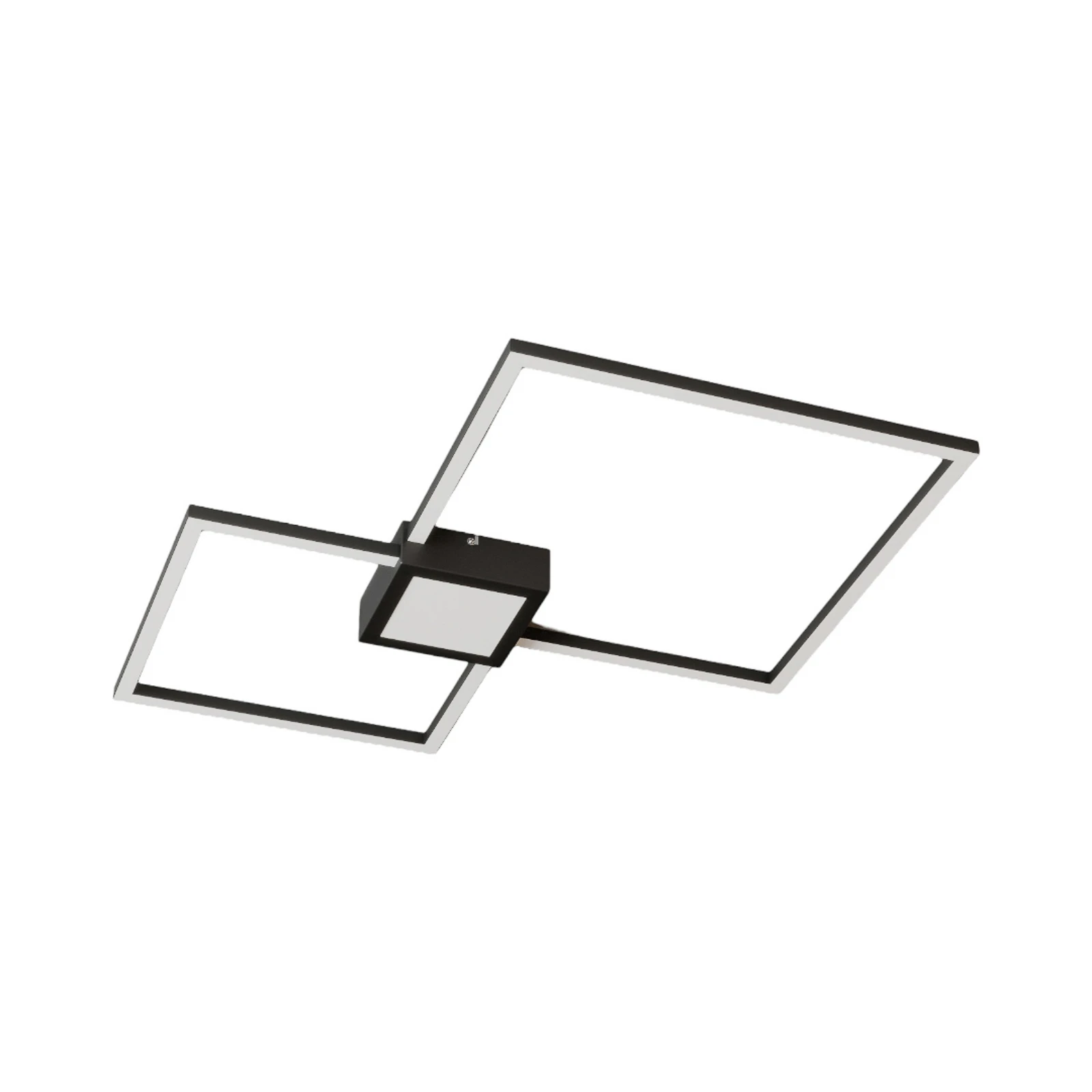 Lindby Duetto plafonnier LED anthracite 28 W