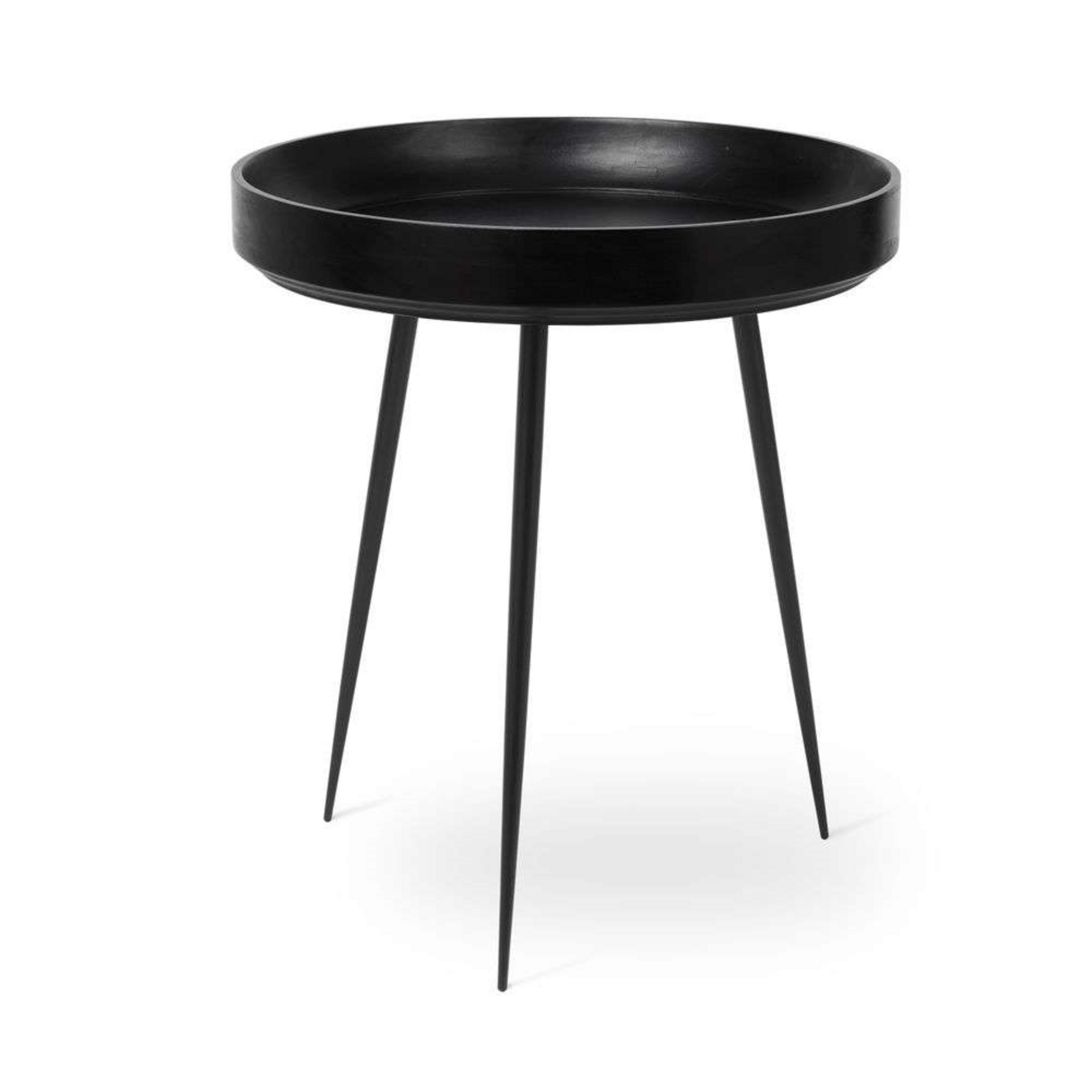 Bowl Table Medium Black Stained - Mater