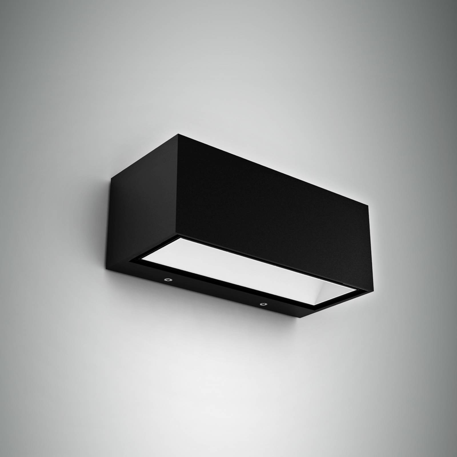 Kinkiet zewnętrzny LED Gemini, 22 cm, 4000 K, antracytowy