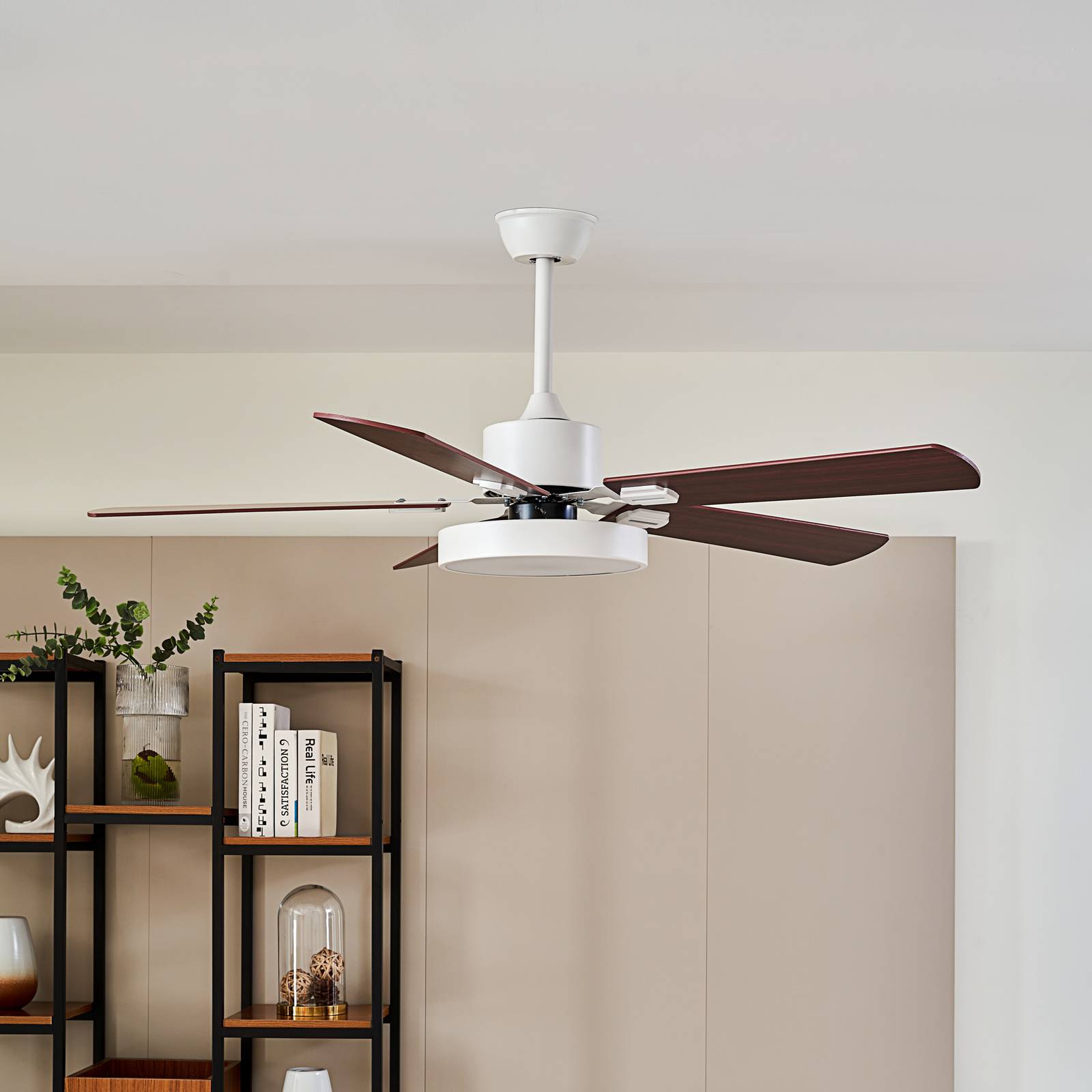 E-shop Starluna Rivando stropný LED ventilátor, CCT biela
