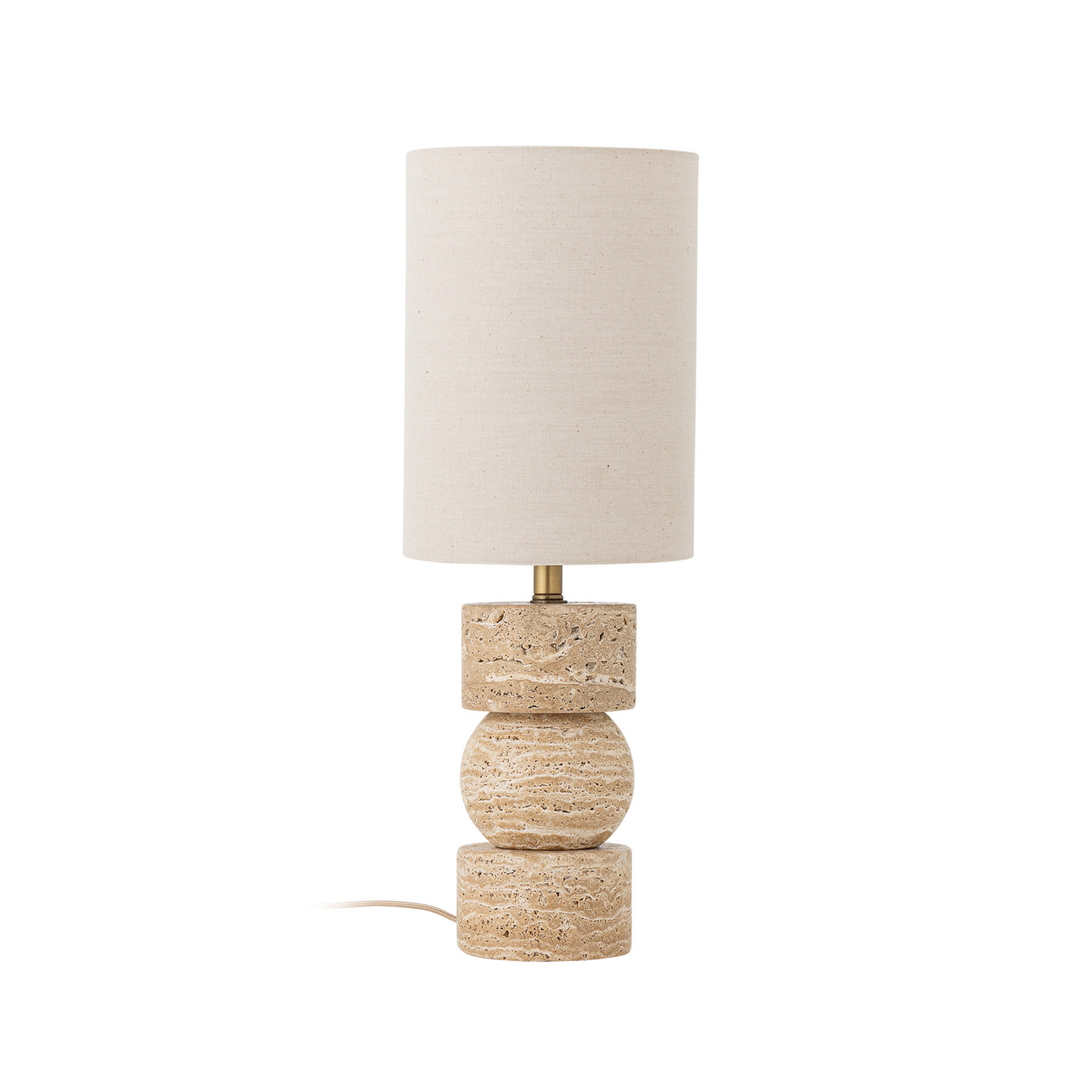 Lampe de table Marci, couleur naturelle, 53 cm, travertin - Bloomingville