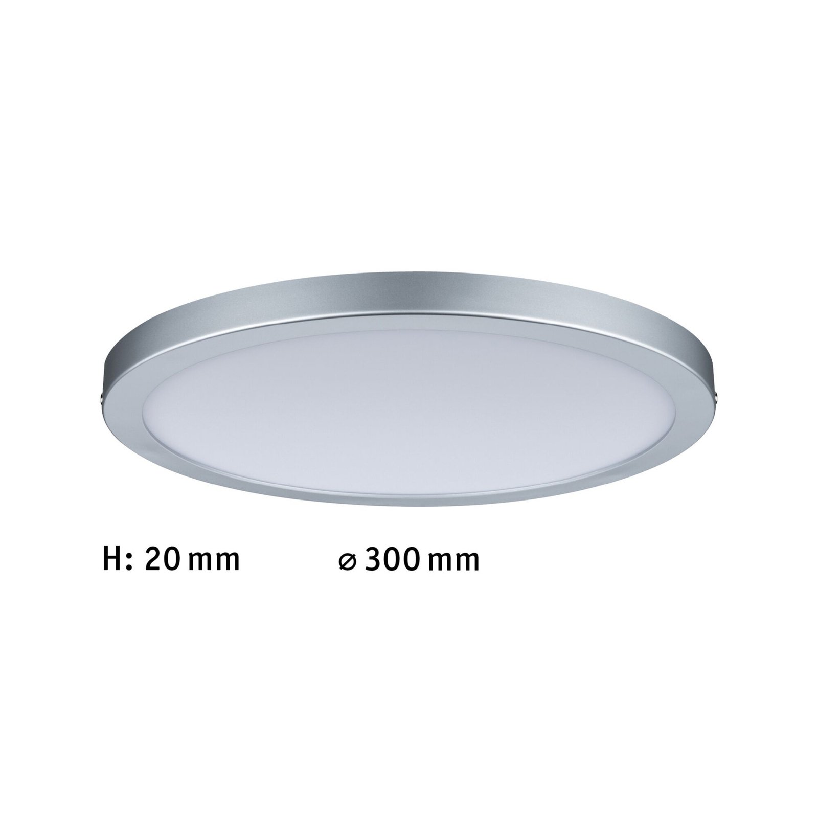 Paulmann Atria LED ceiling light Ø 30 cm chrome