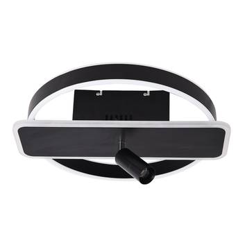 Lucande Damivan LED-taklampa, rund, svart