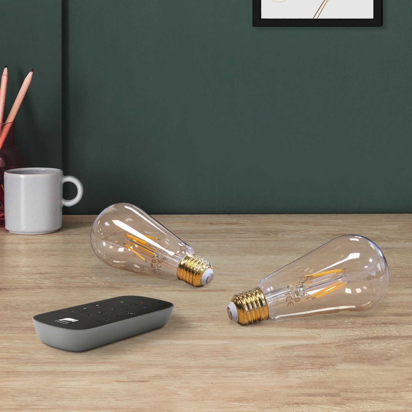 EGLO connect E27 ST64 lampa 5,5W 500lm 2200K 2szt EGLO connect E27 ST64 lampa 5,5W 500lm 2200K 2szt