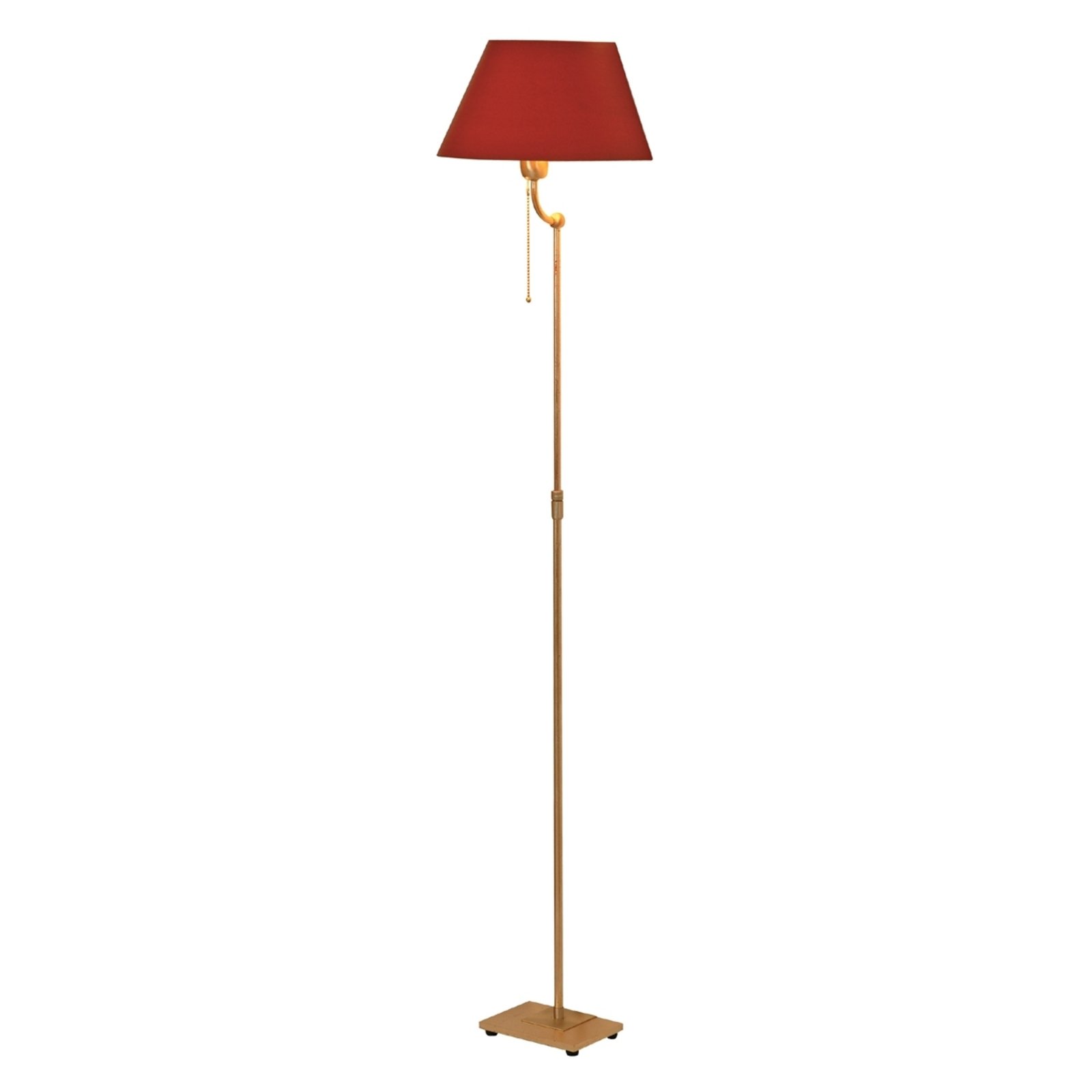 "Menzel Living" Elegantiškas grindų šviestuvas su raudonu atspalviu