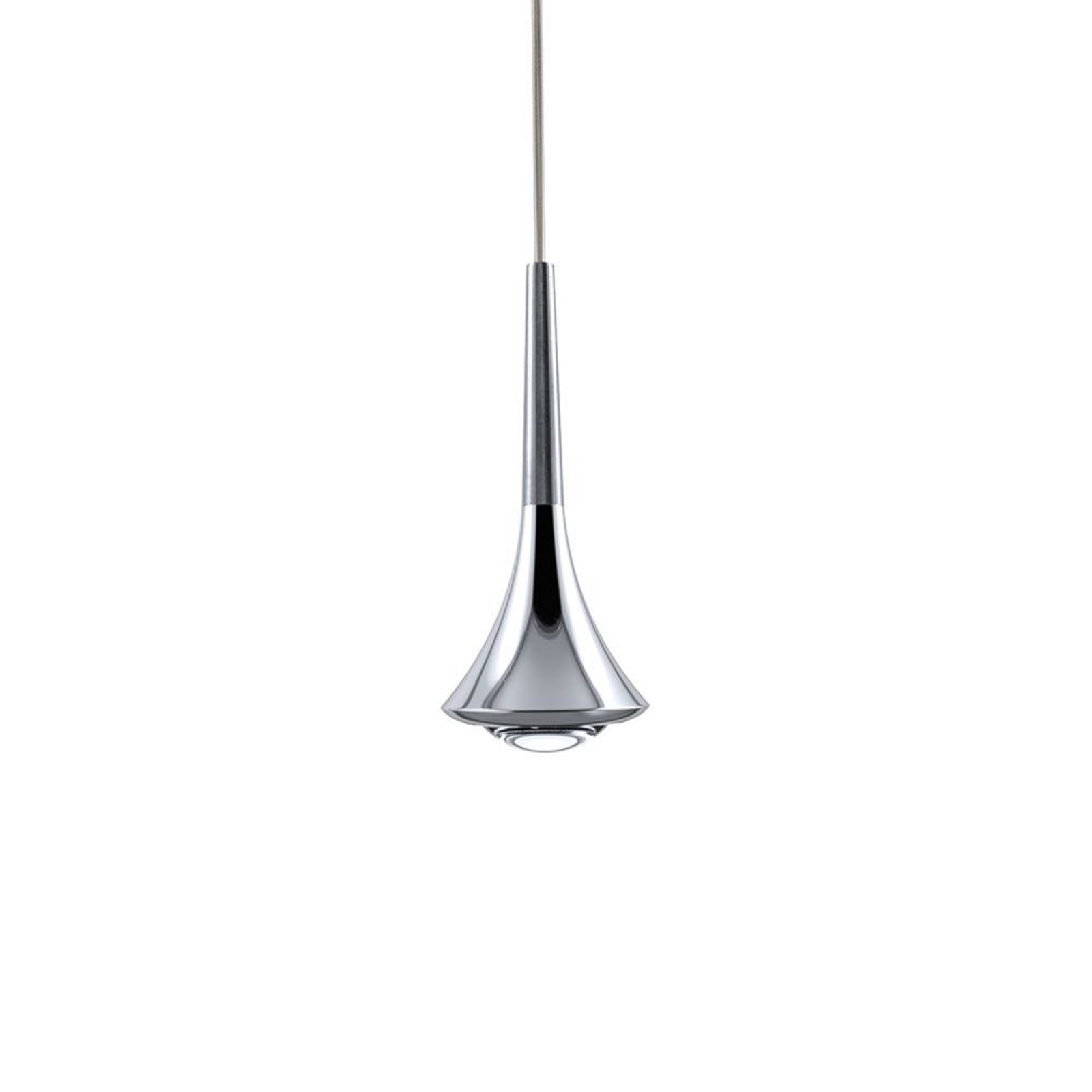 Rain Lustră Pendul 2700K Brushed Chrome - Lodes