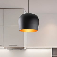 Lógó világítás Berceste N-1409, fekete, vas, Ø 23 cm