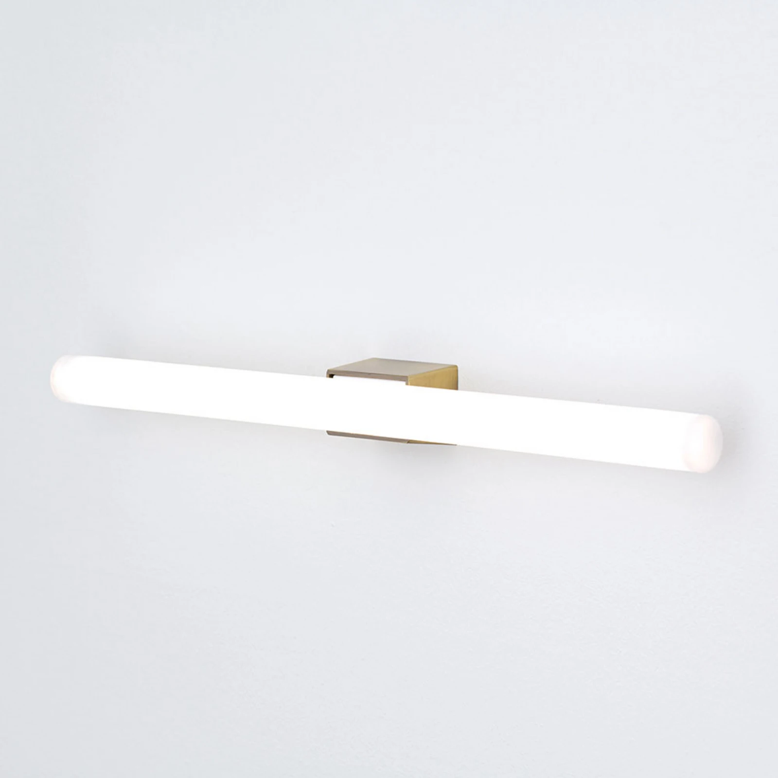 Applique miroir LED Visagist support laiton ancien