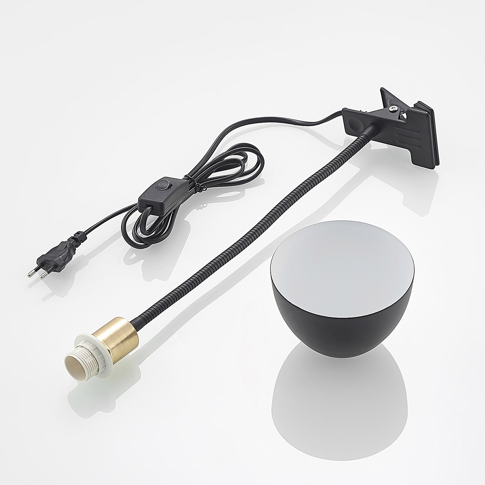 Genora Klemmelampe Black - Lindby