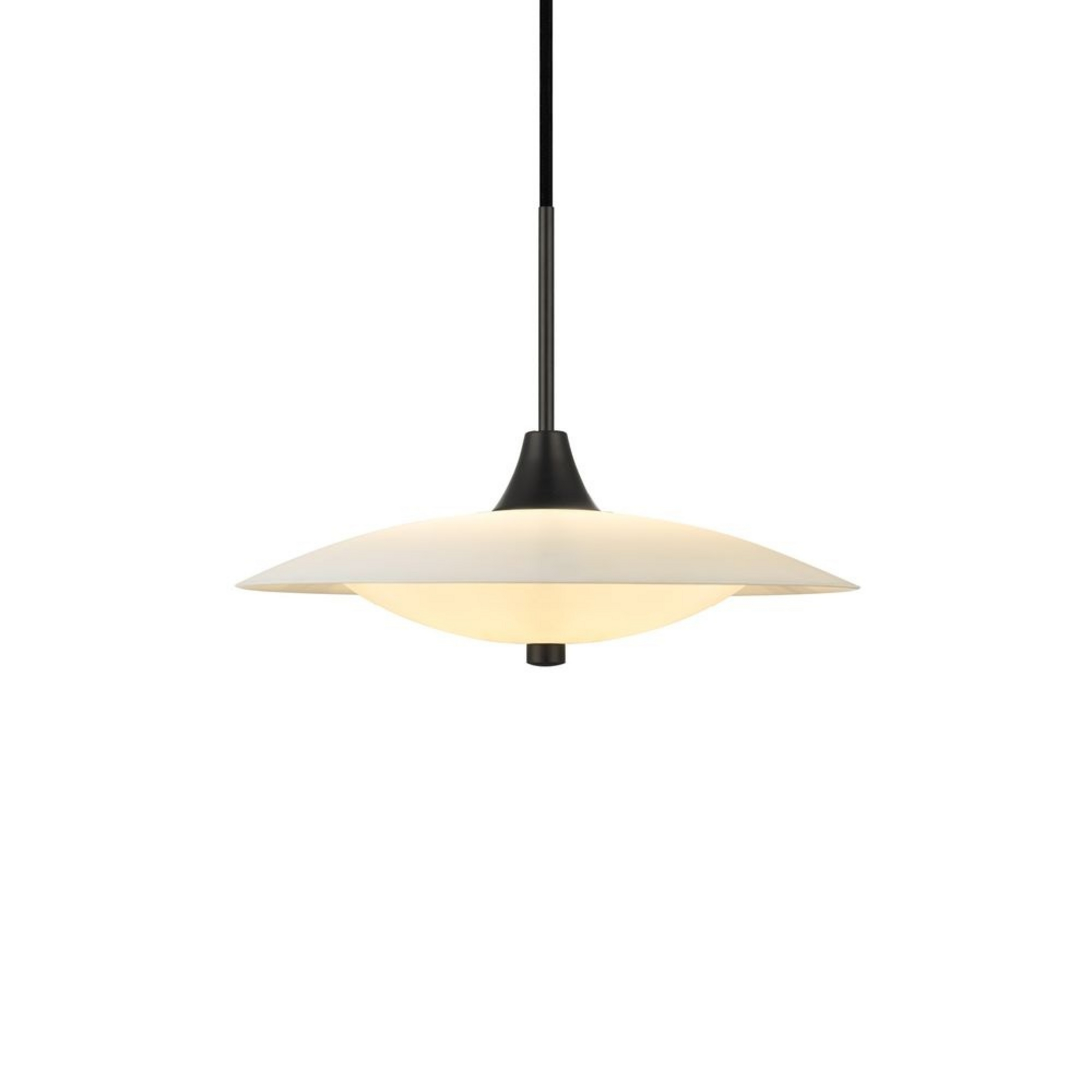 Baroni Pendant Ø35 Black/Opal - Halo Design