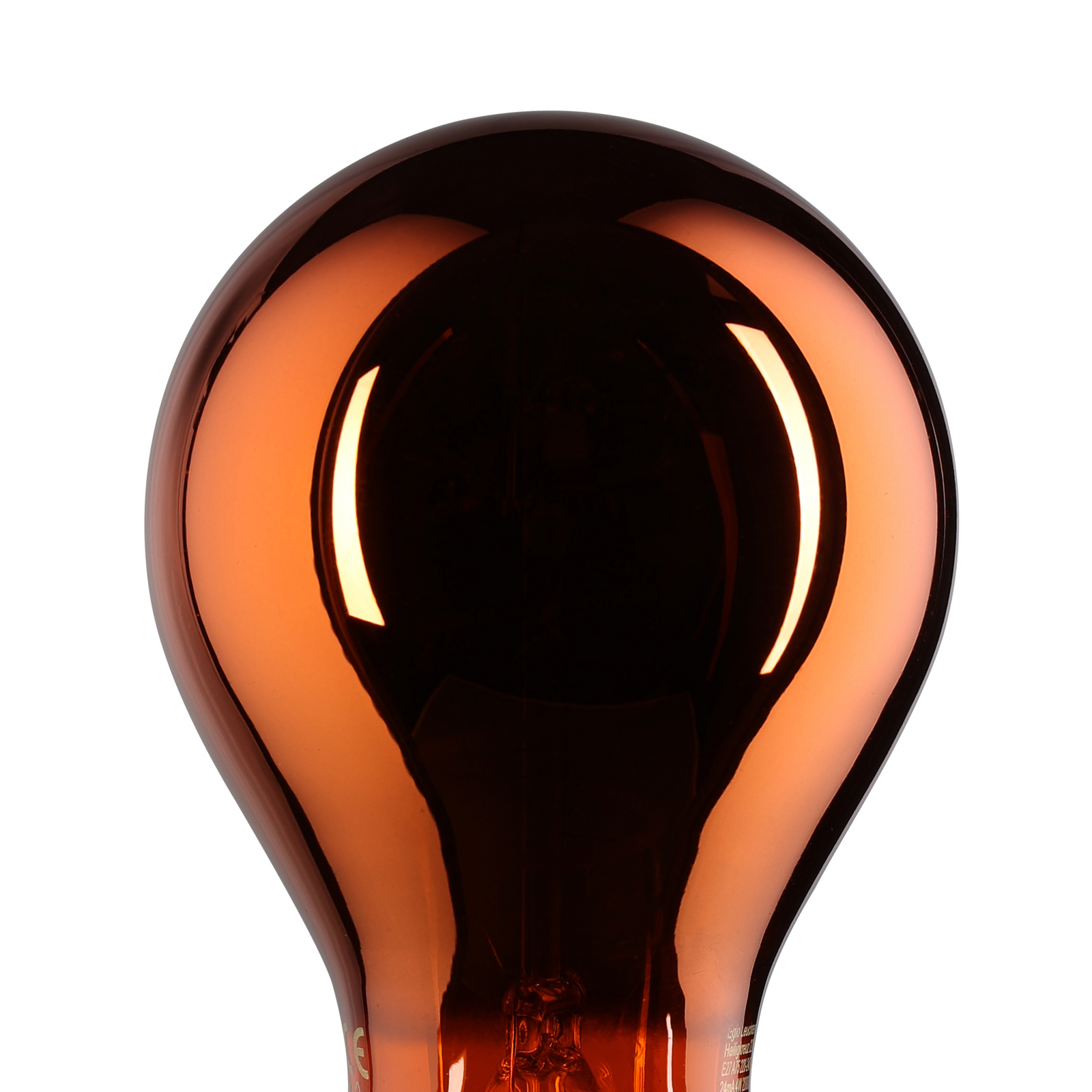 LED bulb E27 4 W 2,000 K vaporised copper