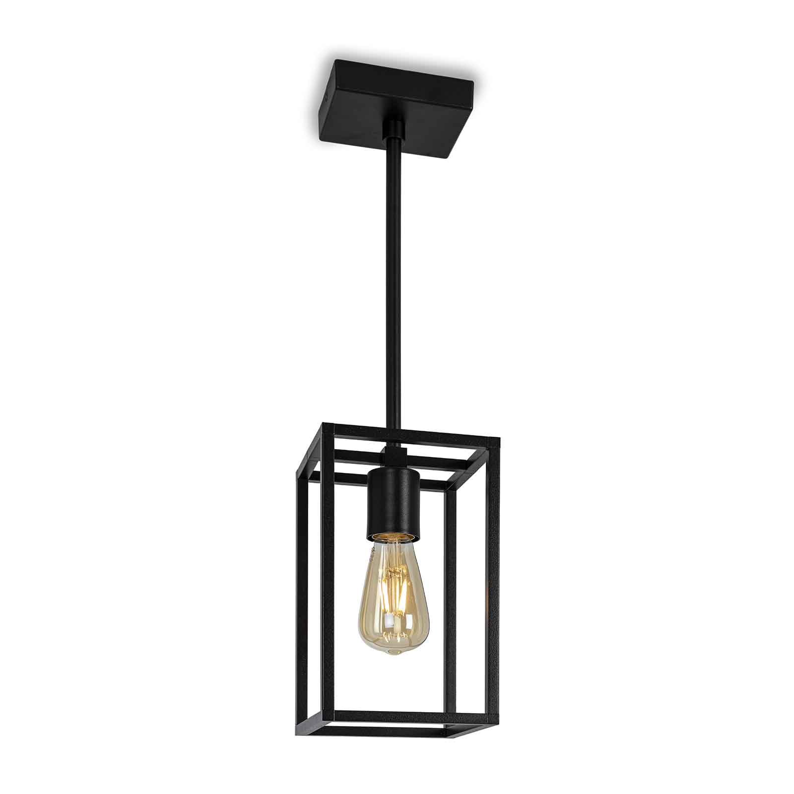 Moretti Cubic³ 3388 hængelampe, sort - pendel lampe - haengelampe - moderne lampe stue/spisestue - sort - messing