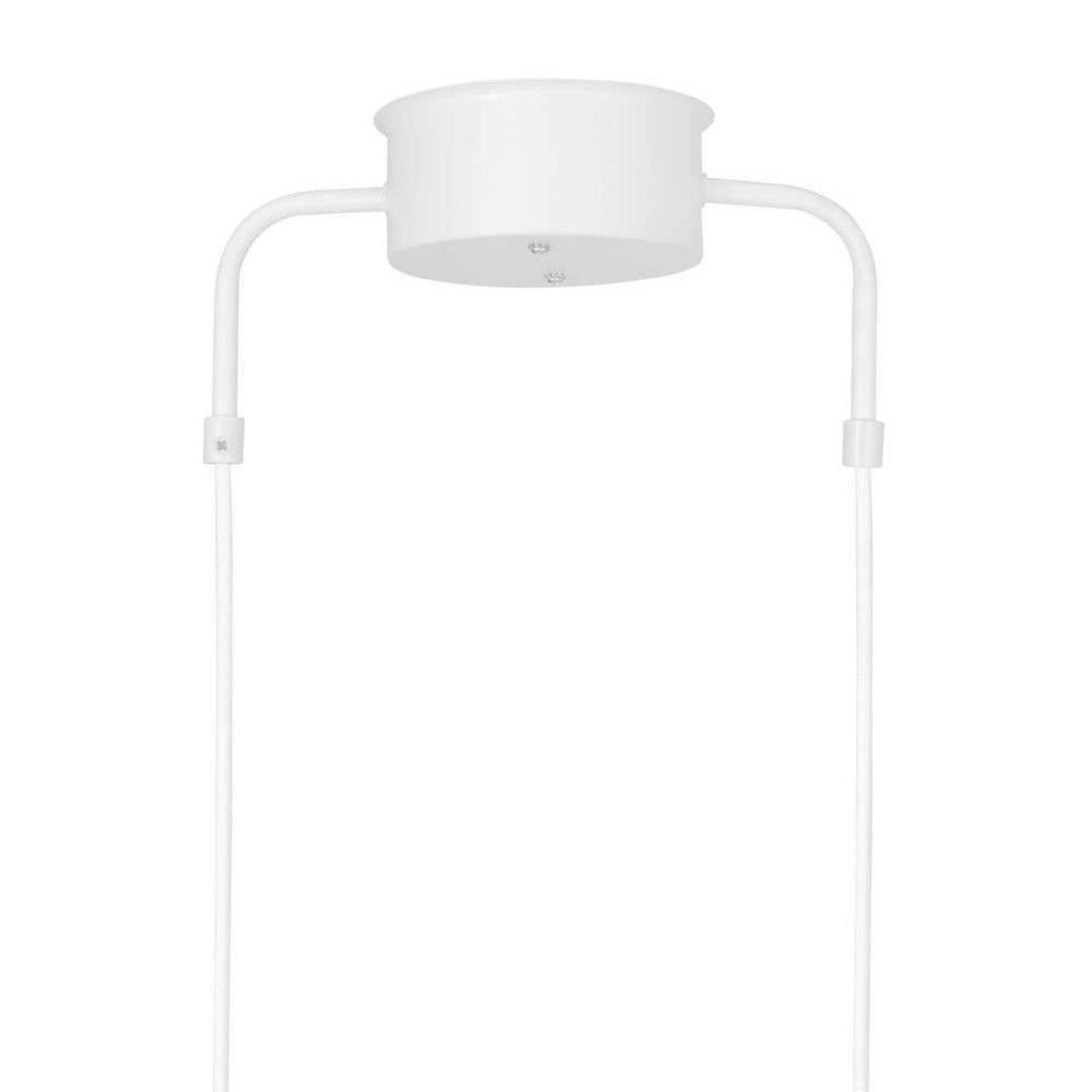 Globen Lighting Hängelampe CURVE 5, weiß, 5-flg., 165 cm