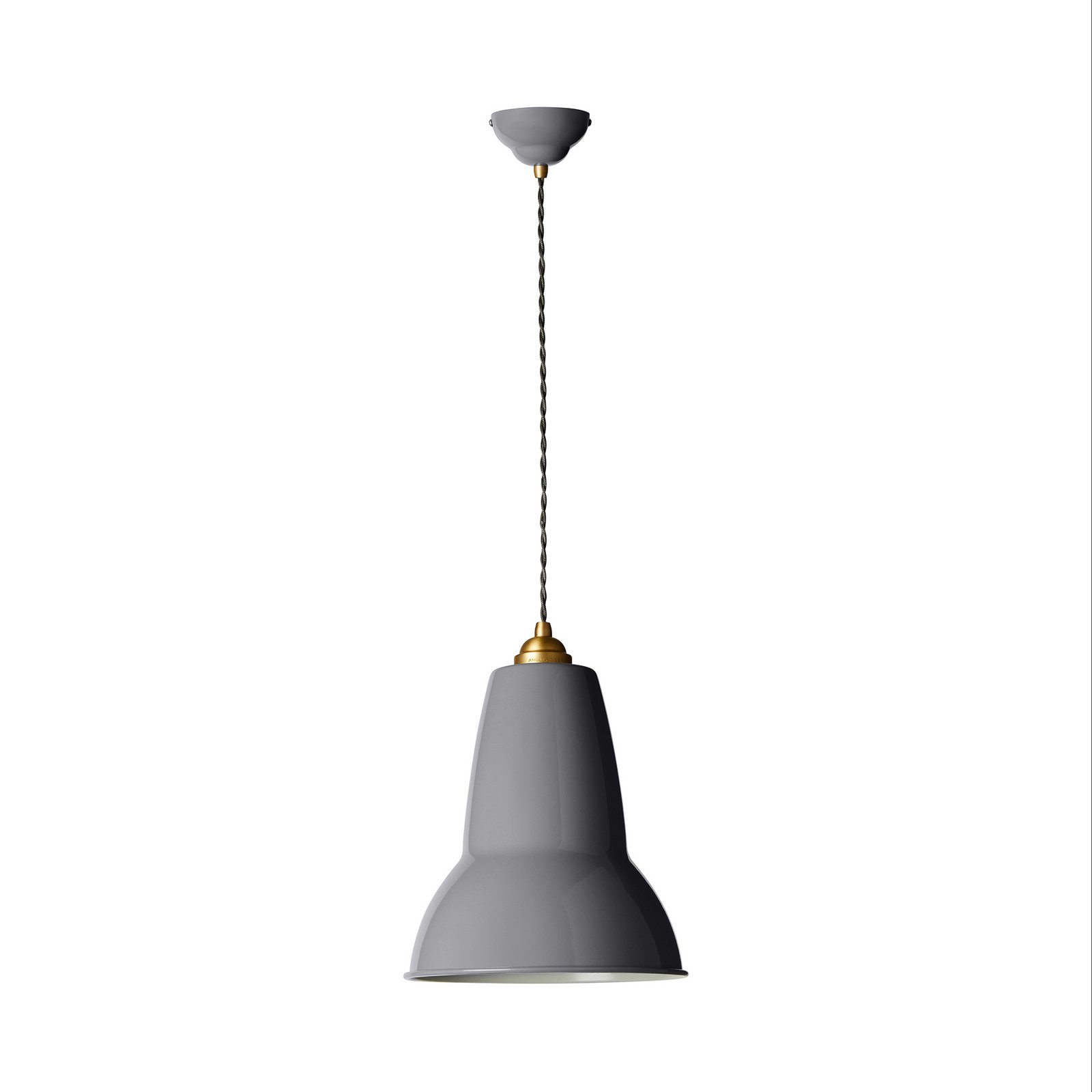 Original 1227 Midi Pendel Brass Elephant Grey - Anglepoise