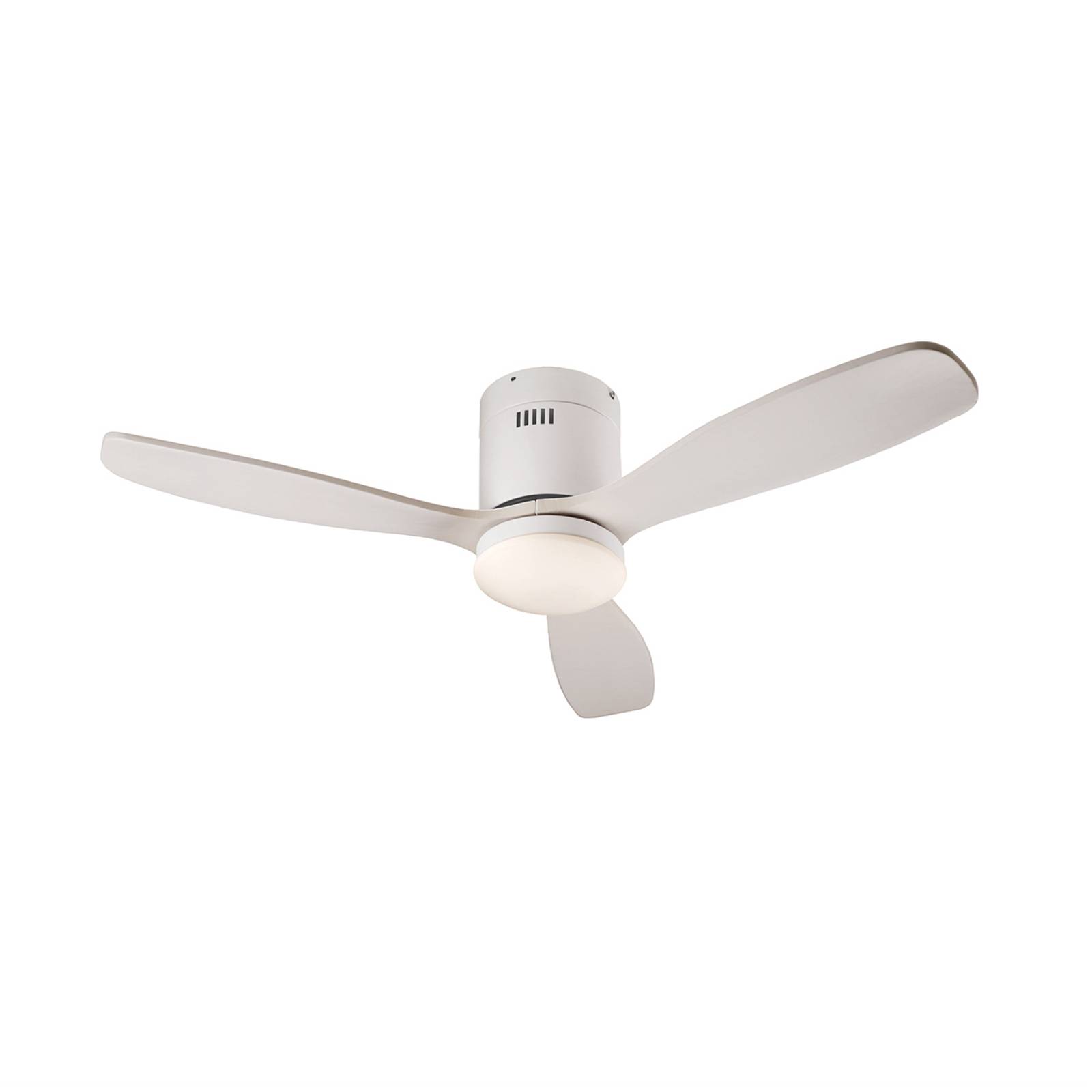 LED-Deckenventilator Siroco Mini, DC, leise, weiß, CCT