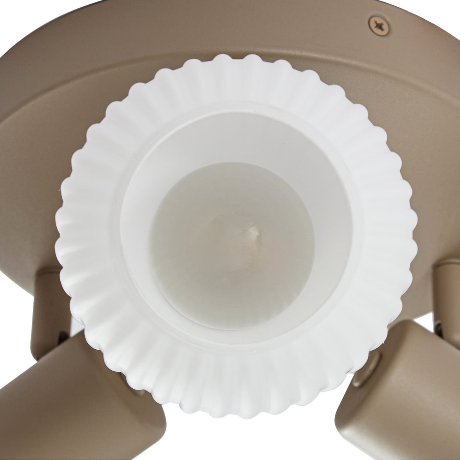 Evey loftspot, Ø 37 cm, 3 lyskilder, hvid/beige, glas – Nola Evey loftspot, Ø 37 cm, 3 lyskilder, hvid/beige, glas – Nola