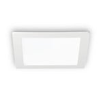 LED plafond inbouwlamp Groef vierkant 16,8x16,8 cm