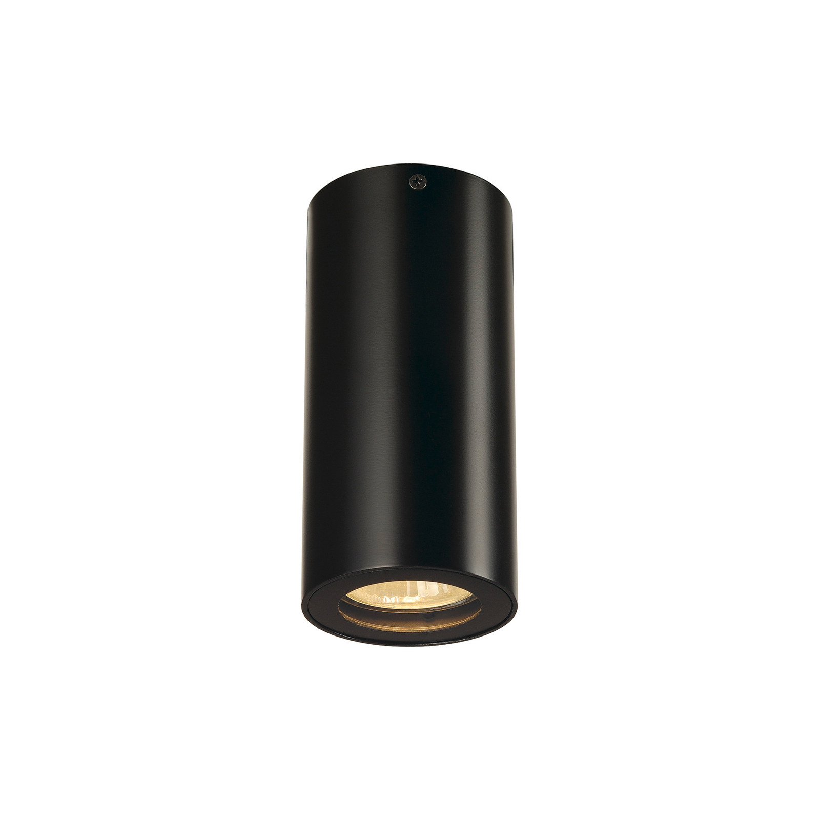 Lampa sufitowa SLV Enola B, czarna, aluminium, wysokość 14 cm