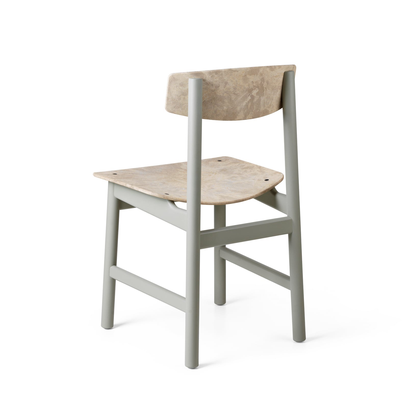 Chaise Conscious 3162, noire, hêtre, hauteur 78,5 cm - Mater