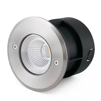 Spot extérieur encastrable LED Aluminium rond D.130 IP 67 Blanc chaud 380  lumens - ARLUX, 1407221, Jardin, terrasse et aménagement extérieur