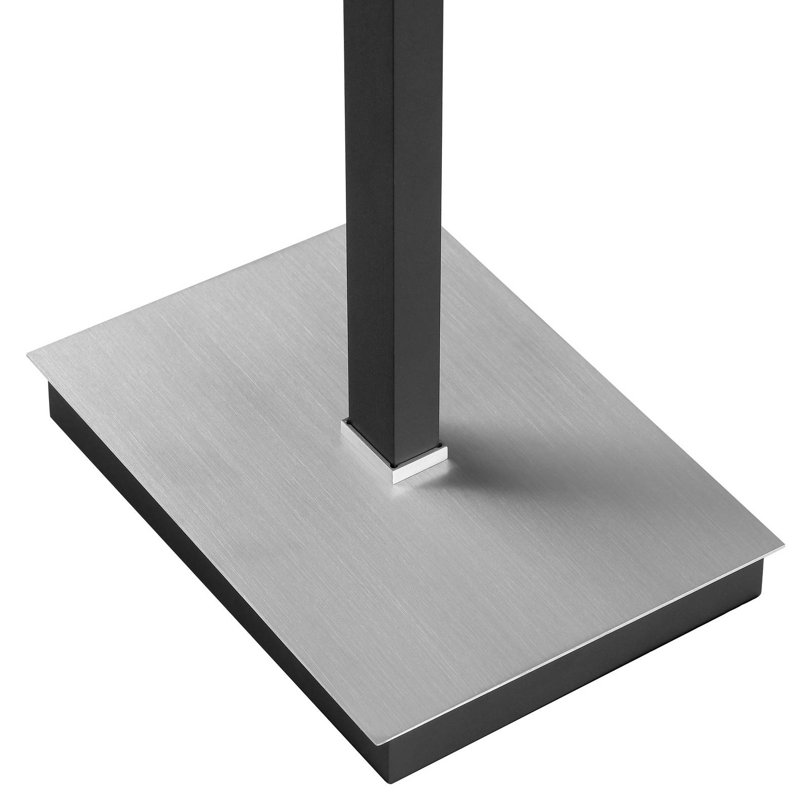 Lampa stojąca LED Pulse, czarna, wysokość 150 cm, metal, lampka do czytania