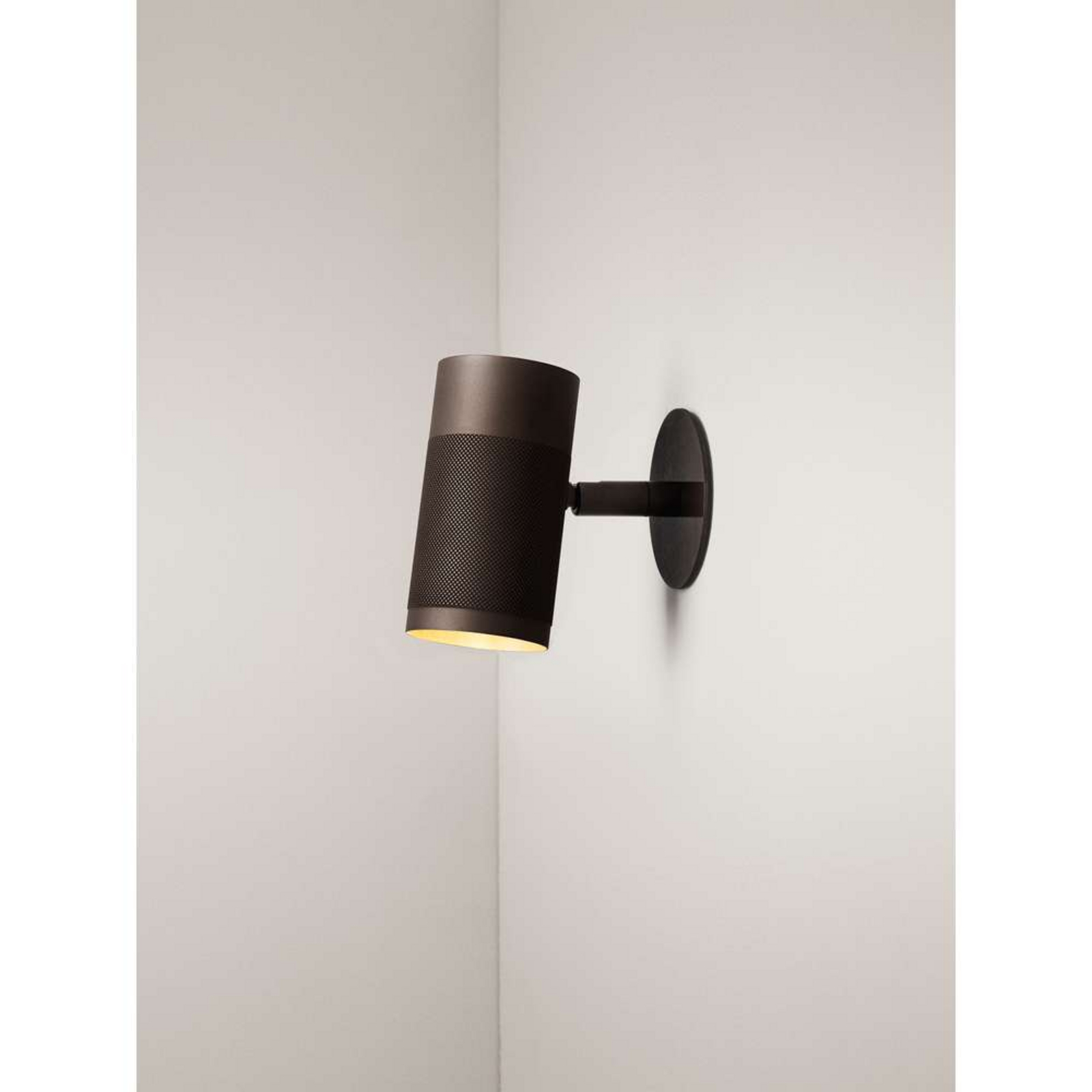 Patrone Recessed Wandleuchte Small Bruneret Messing - Thorup Copenhagen