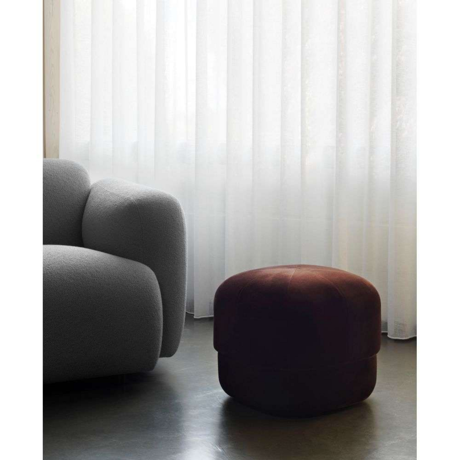 Circus Pouf Small Coffee - Normann Copenhagen