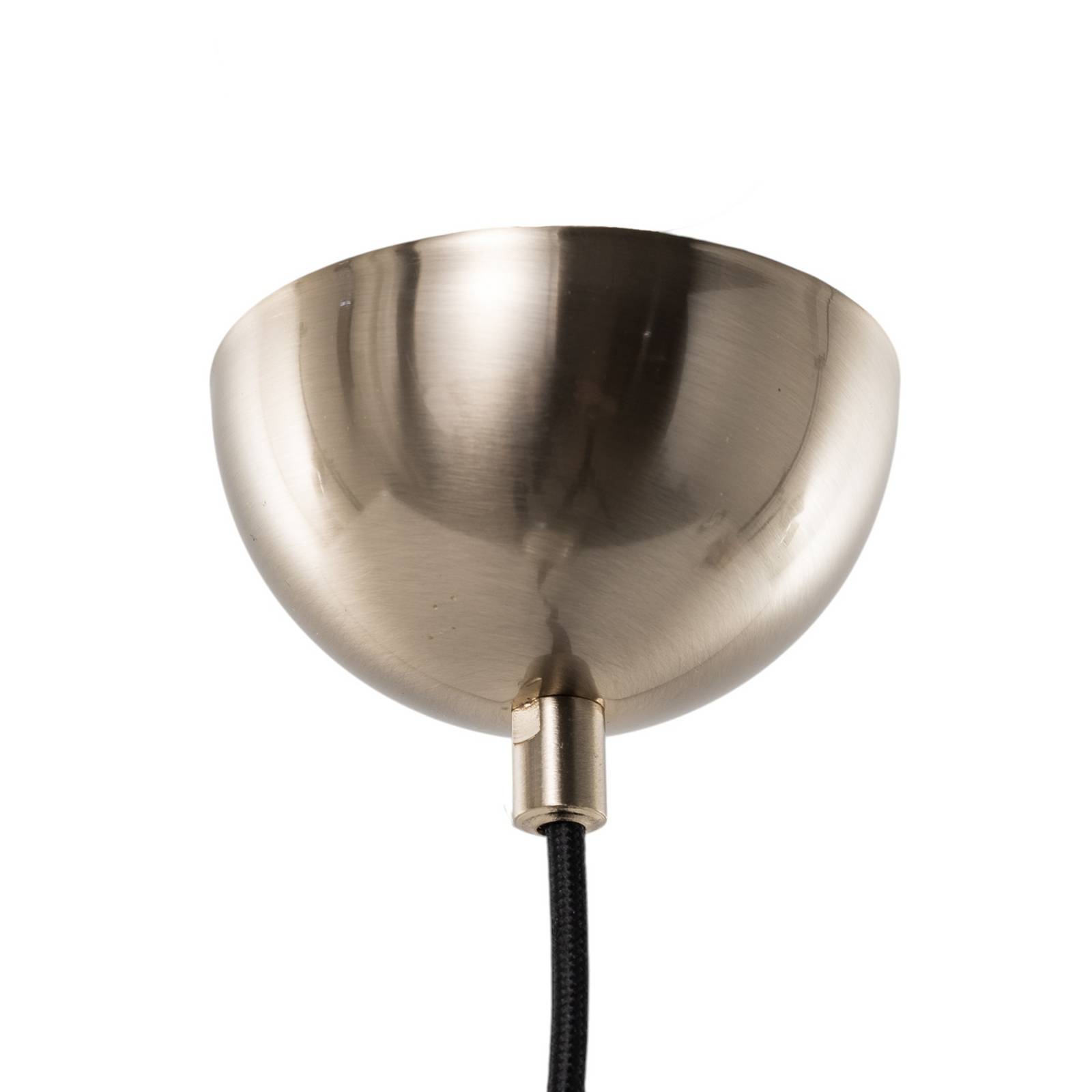 Lampa wisząca Ermo, kolor antyczny mosiądz, Ø 30 cm, szkło/metal
