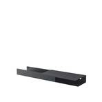 Folded Shelves Platform 62x5,4 Black - Muuto