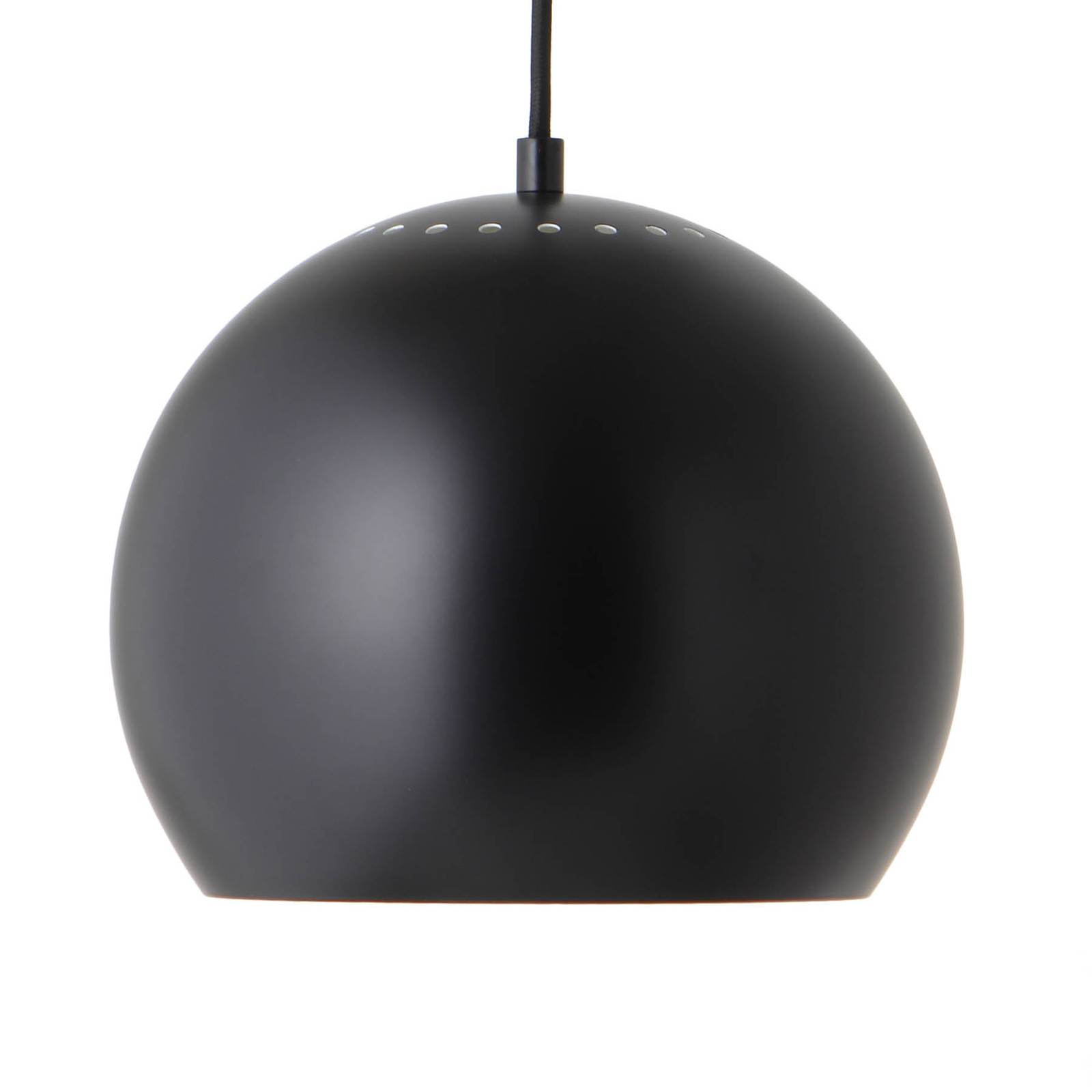 FRANDSEN Ball Hängelampe, Ø 25 cm, schwarz matt