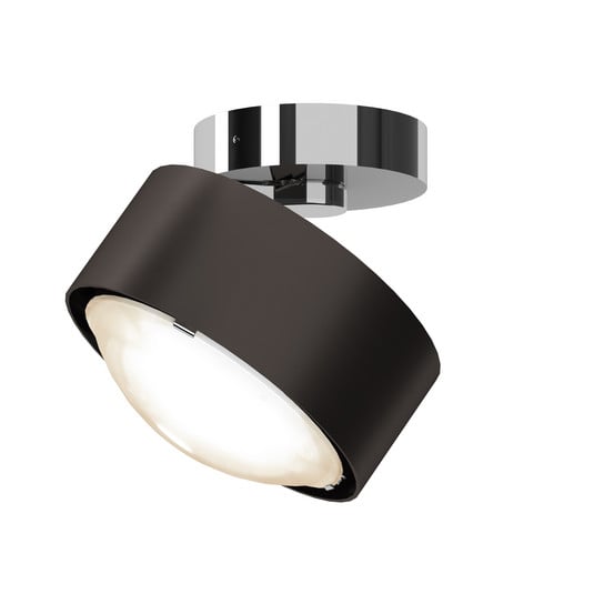 Puk! 120 Move LED-Spot Linse matt braun/chrom