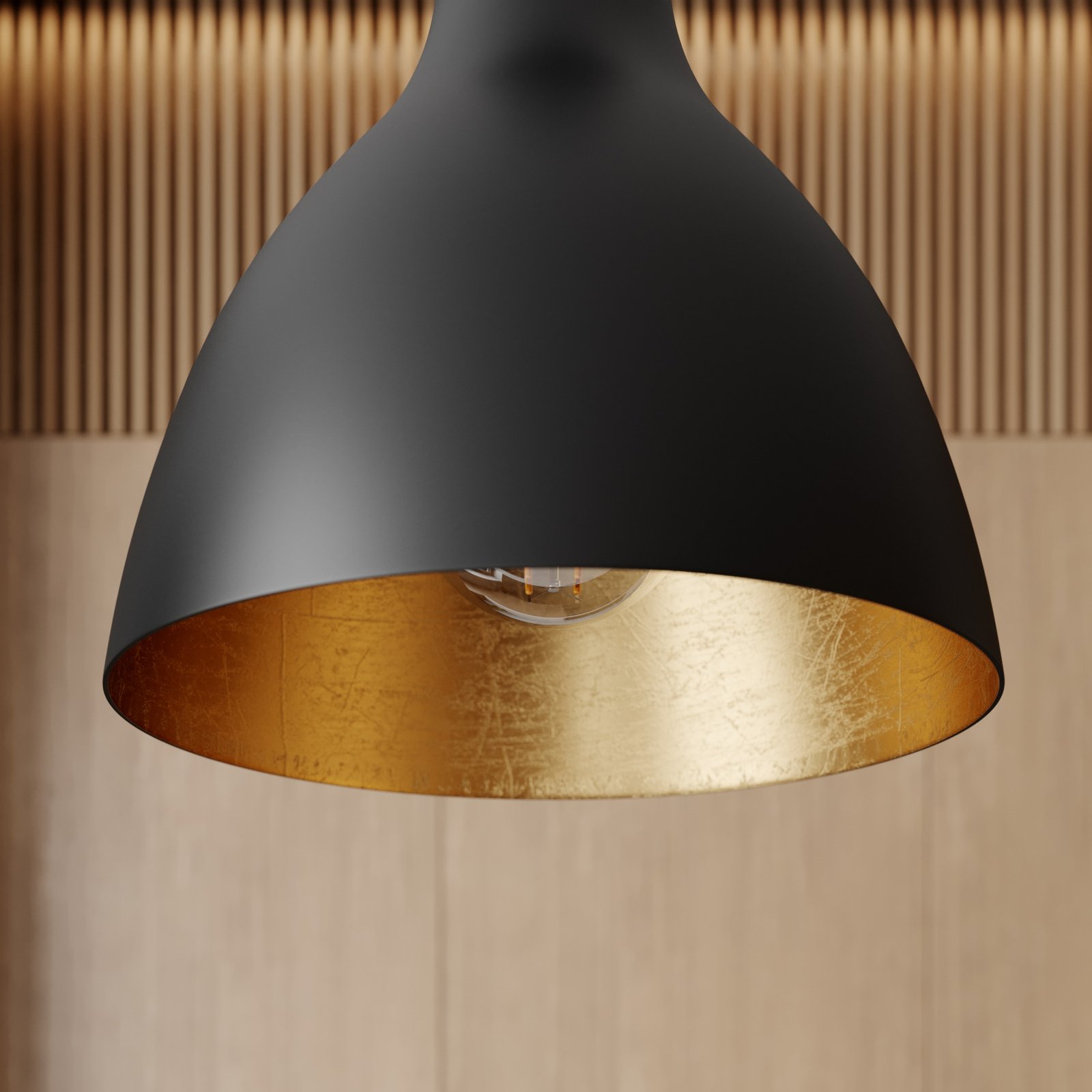 Cosmina 1 Suspension Black/Gold - Arcchio