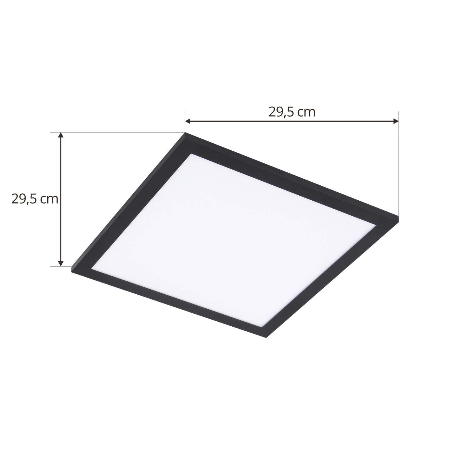 Enhife LED Deckenleuchte 29,5 cm Schwarz - Lindby
