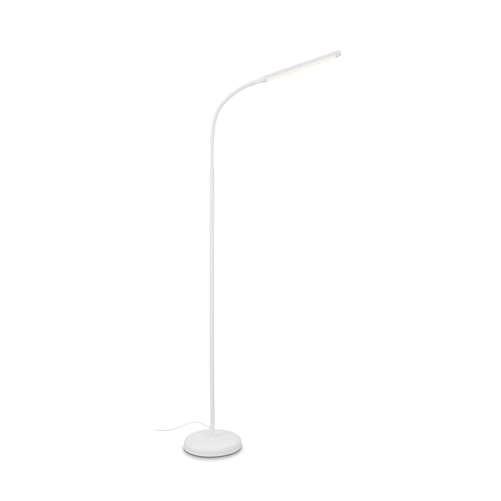 LED stojací lampa Pivaz nastavitelná touchdim bílá