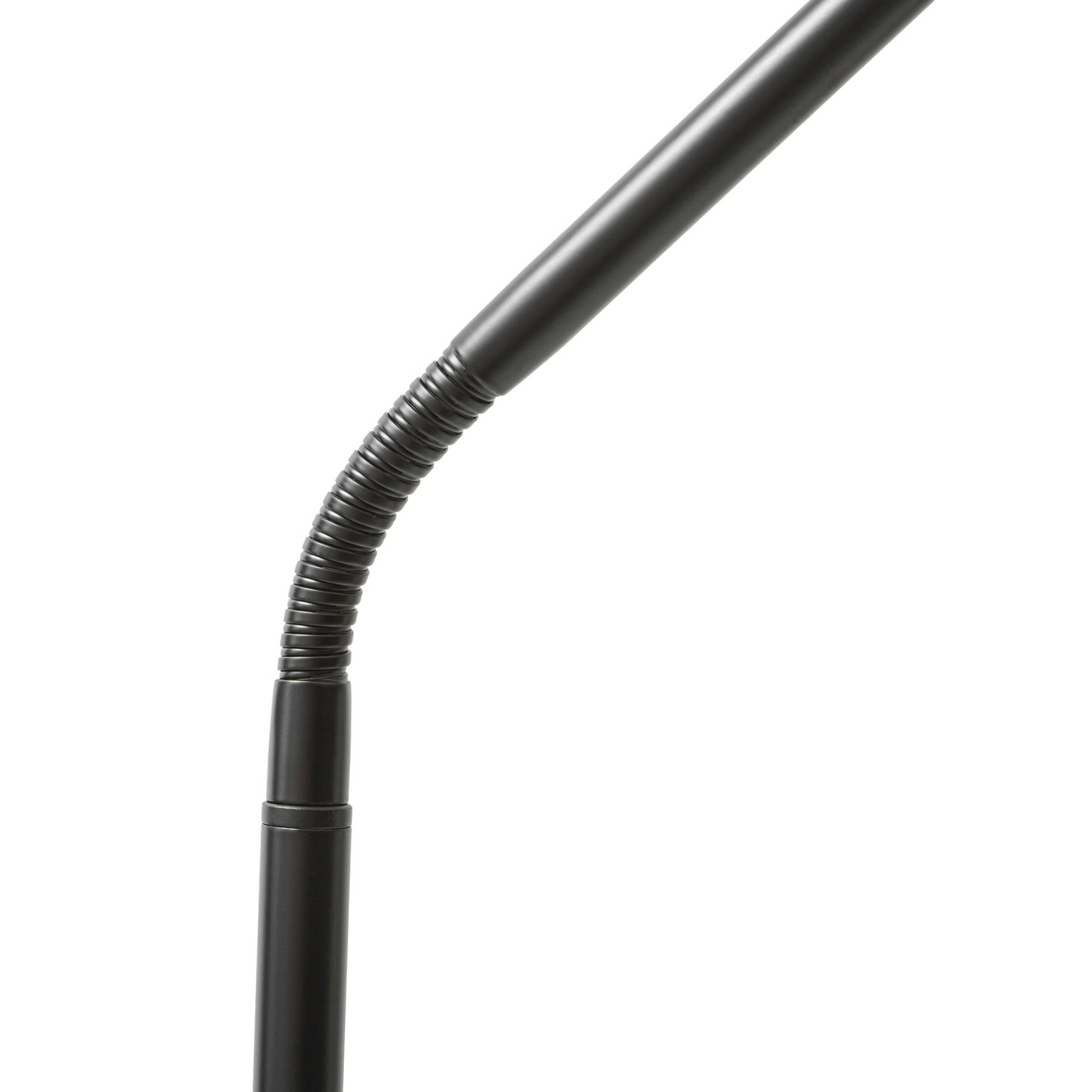 Lindby Siovan gulvlampe, svart, høyde 172 cm, svanehals