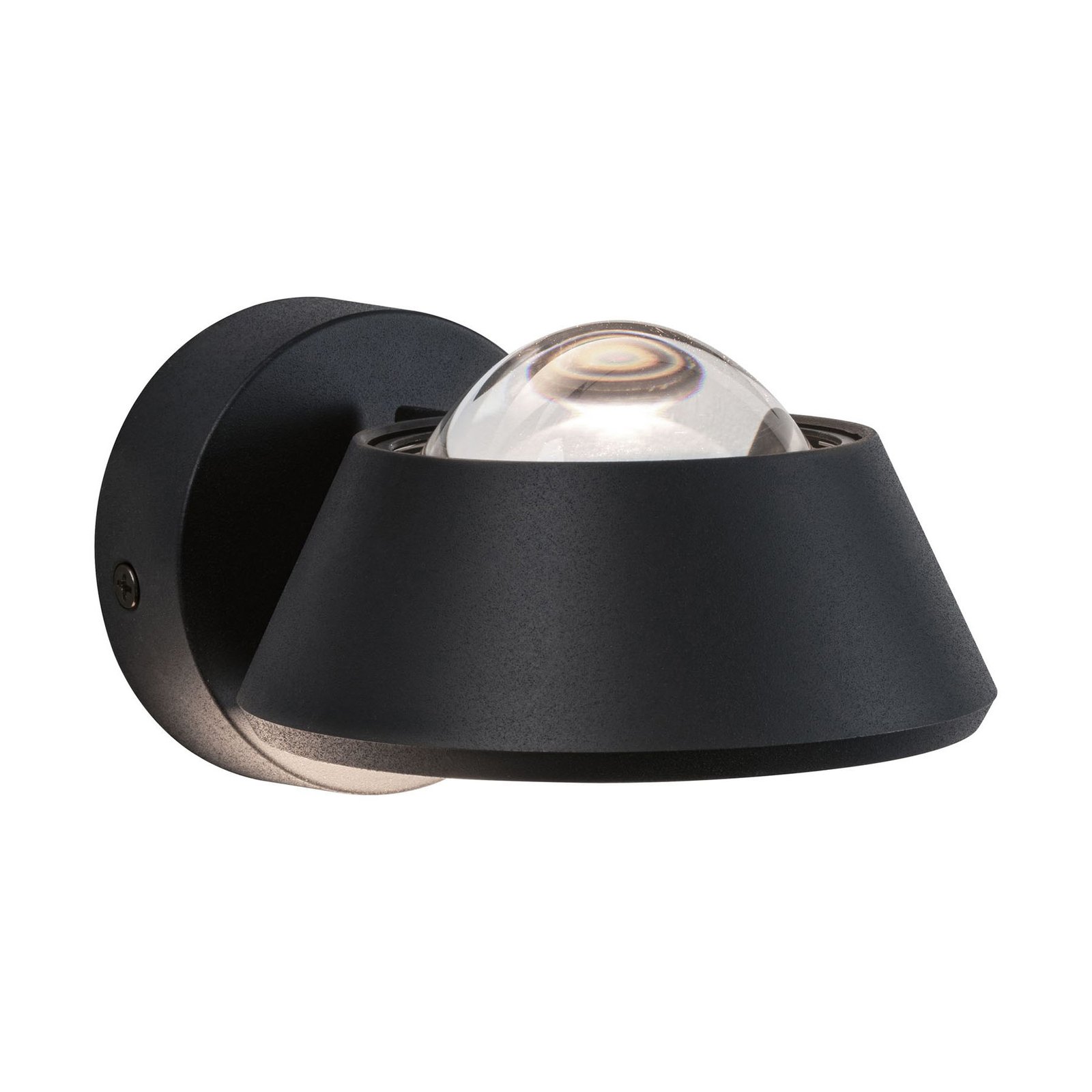 Sabik LED Aplique de Pared IP44 Dim. Negro - Paulmann