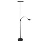 LED vloerlamp Zenith 2 zwart, leeslamp, CCT-afstandsbediening