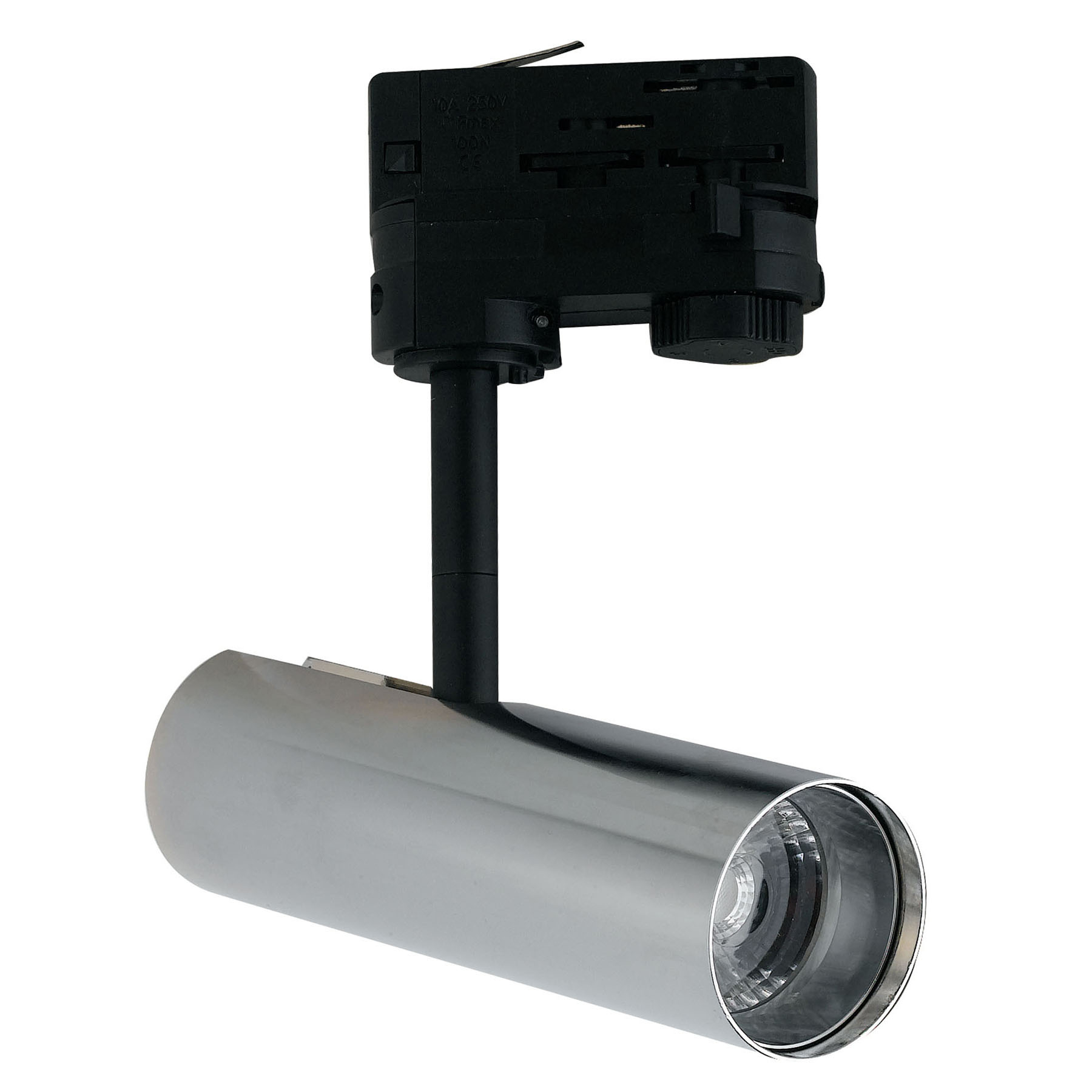Eco-Light Rocket LED track spotlight 7 W 3,000 K chrome, aluminium, 7 W, energy efficiency: A+, H: 16.5 cm