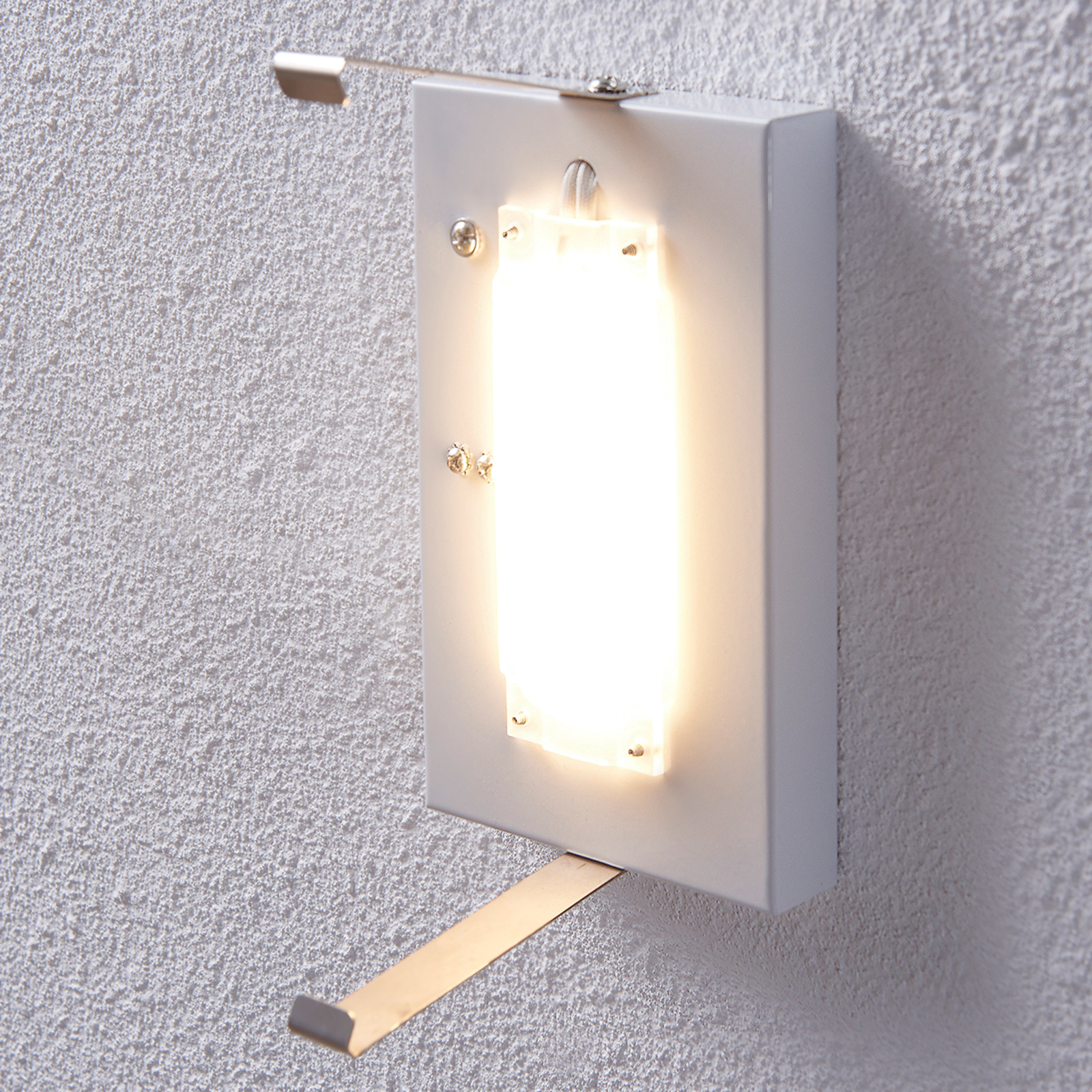 Helmi - lampada LED da parete in vetro