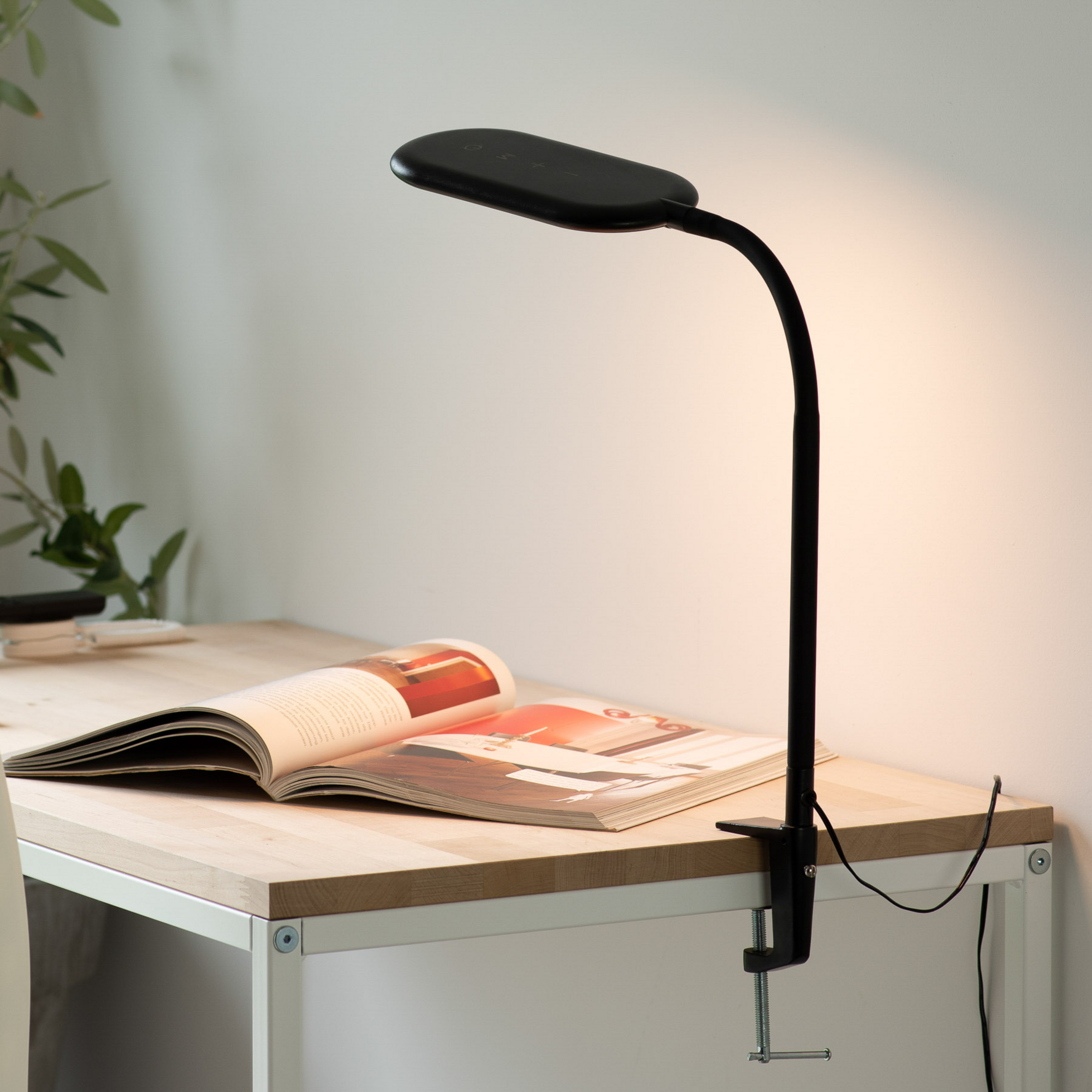 LED-Klemmleuchte Kelly, CCT, dimmbar