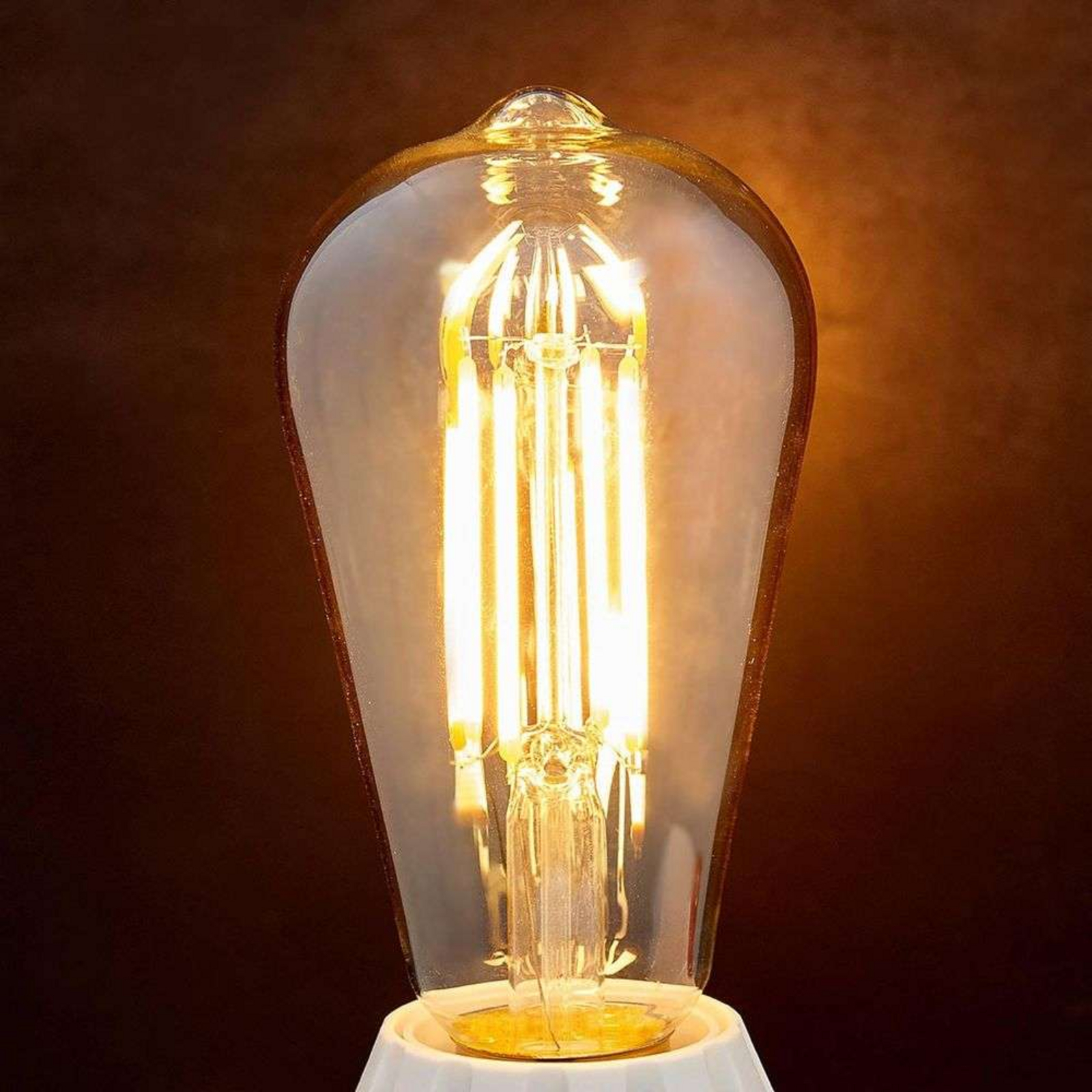 Lampadina LED 6W (500lm) Edison E27 Amber - Lindby