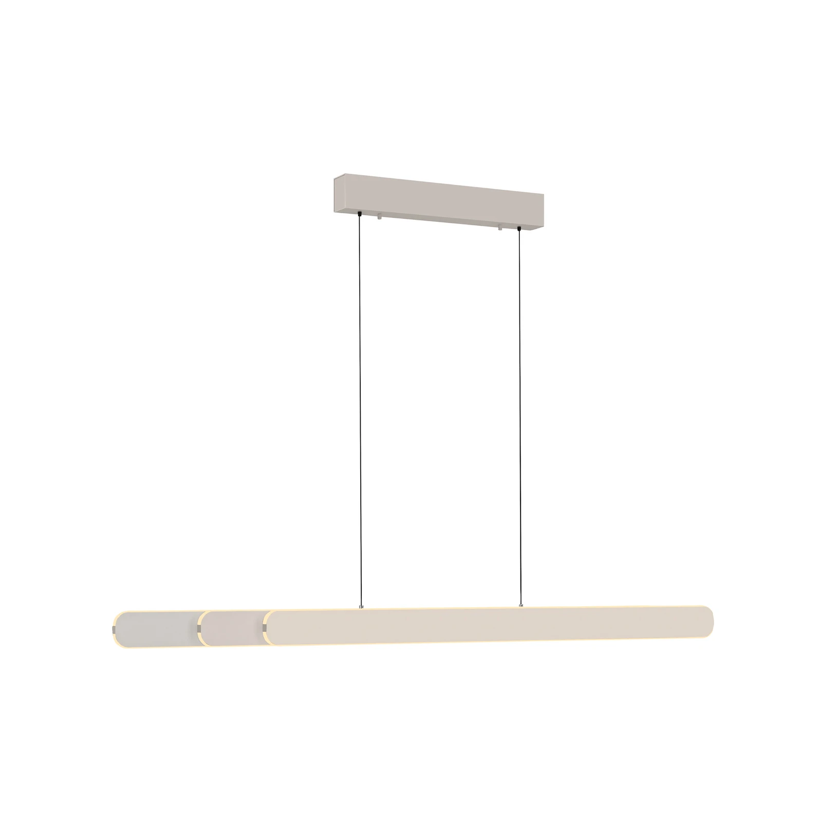 Κρεμαστό φωτιστικό LED ADRIANA ROUND, μπεζ, μήκος 160 cm, μέταλλο, CCT